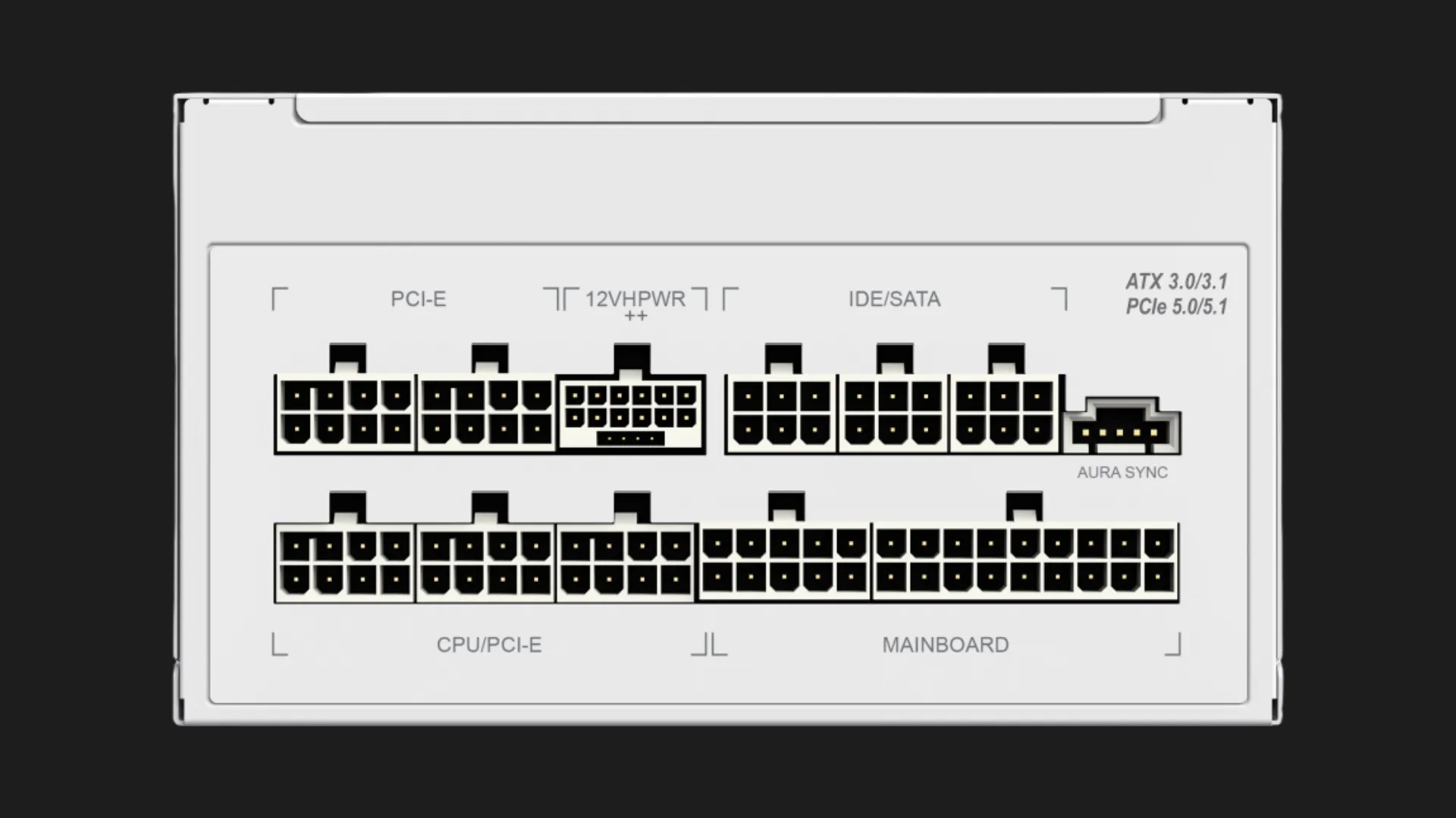 Блок питания GAMEMAX RGB-1300 WH 1300W (RGB-1300 WH (ATX3.1 PCIe5.1))