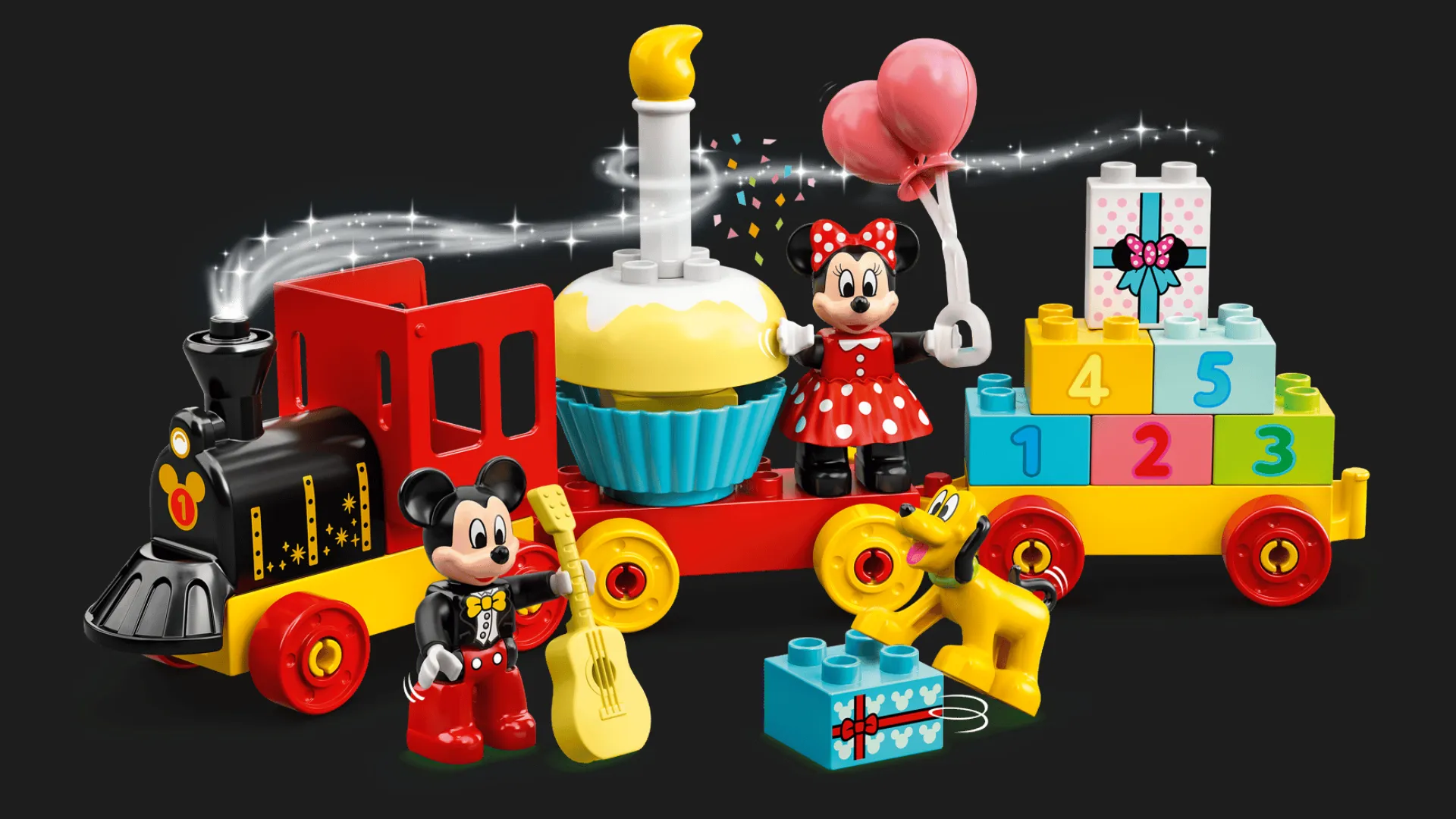 Конструктор LEGO DUPLO│Disney Святковий потяг Міккі та Мінні (10941)