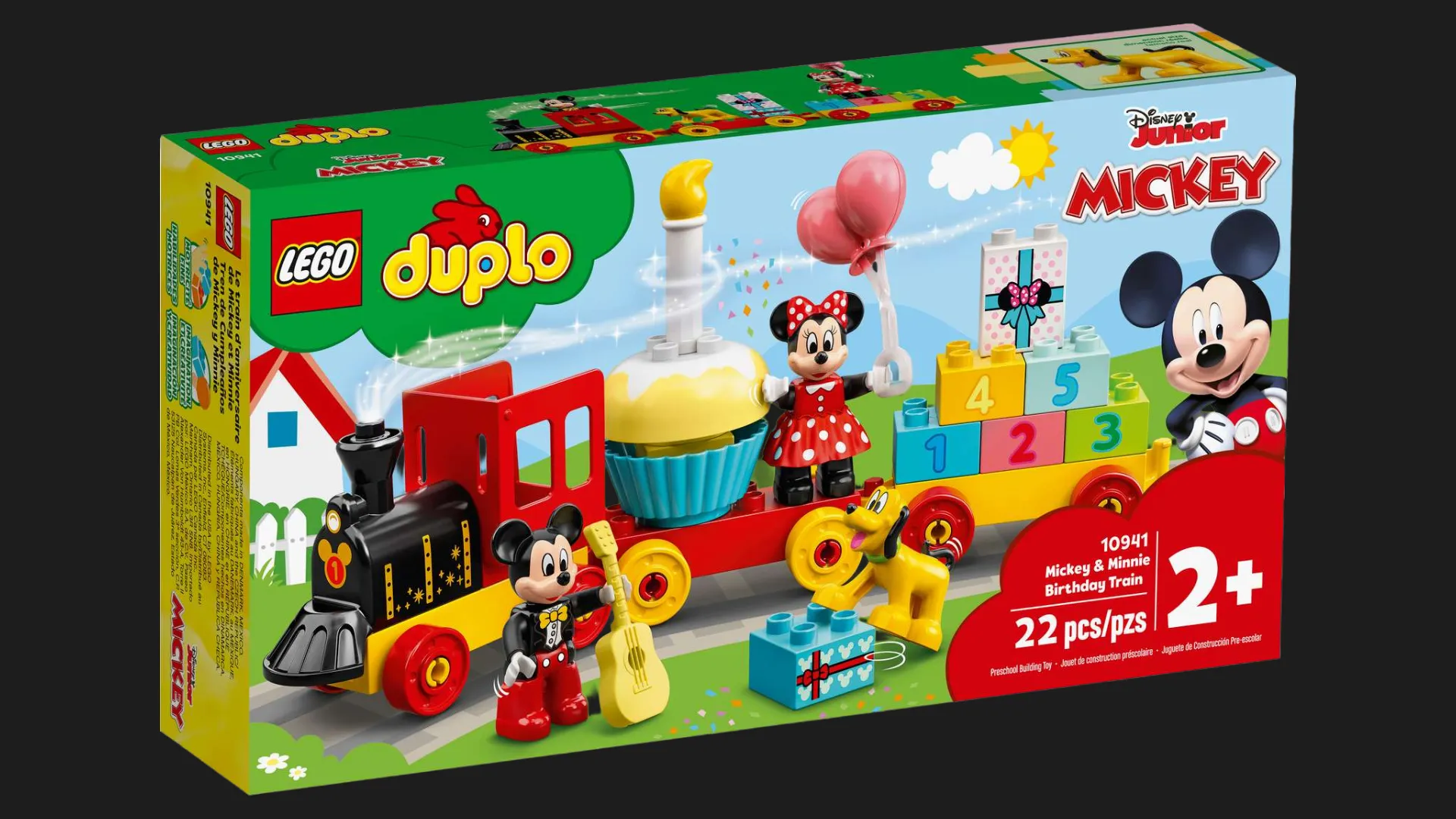 Конструктор LEGO DUPLO│Disney Святковий потяг Міккі та Мінні (10941)