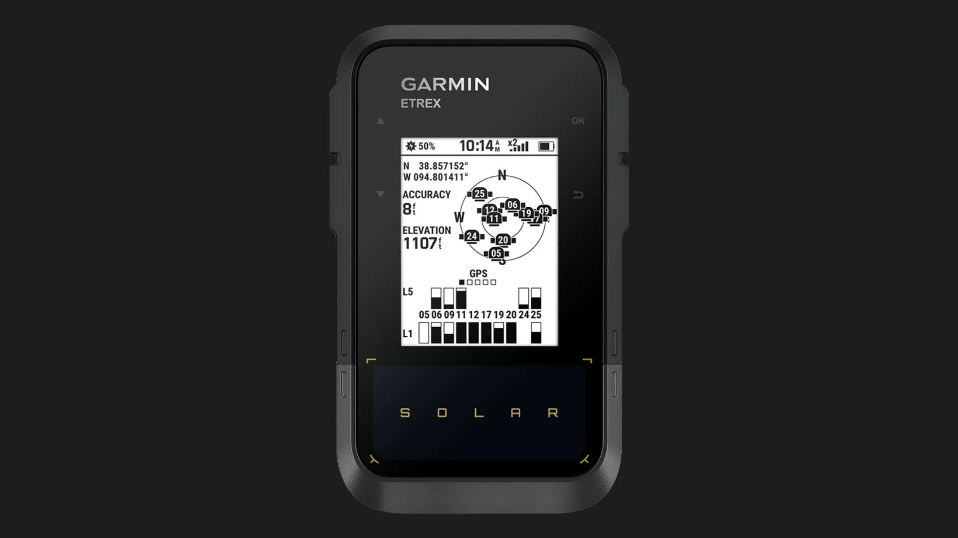 Навігатор Garmin eTrex Solar (010-02782-00)