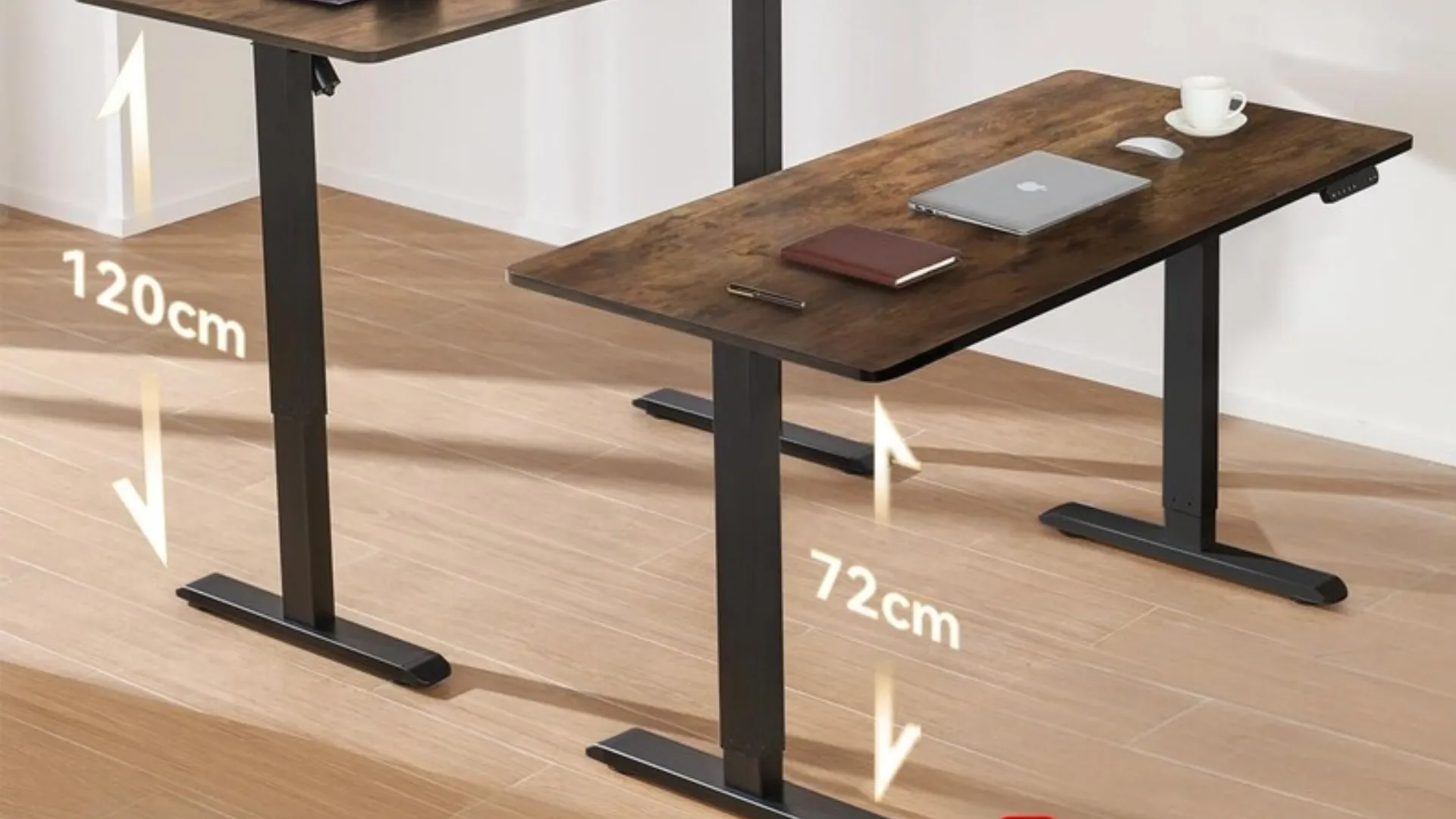 Компьютерный стол Sihoo D03 (Walnut/Black) (D03-104/D03-108) (UA)