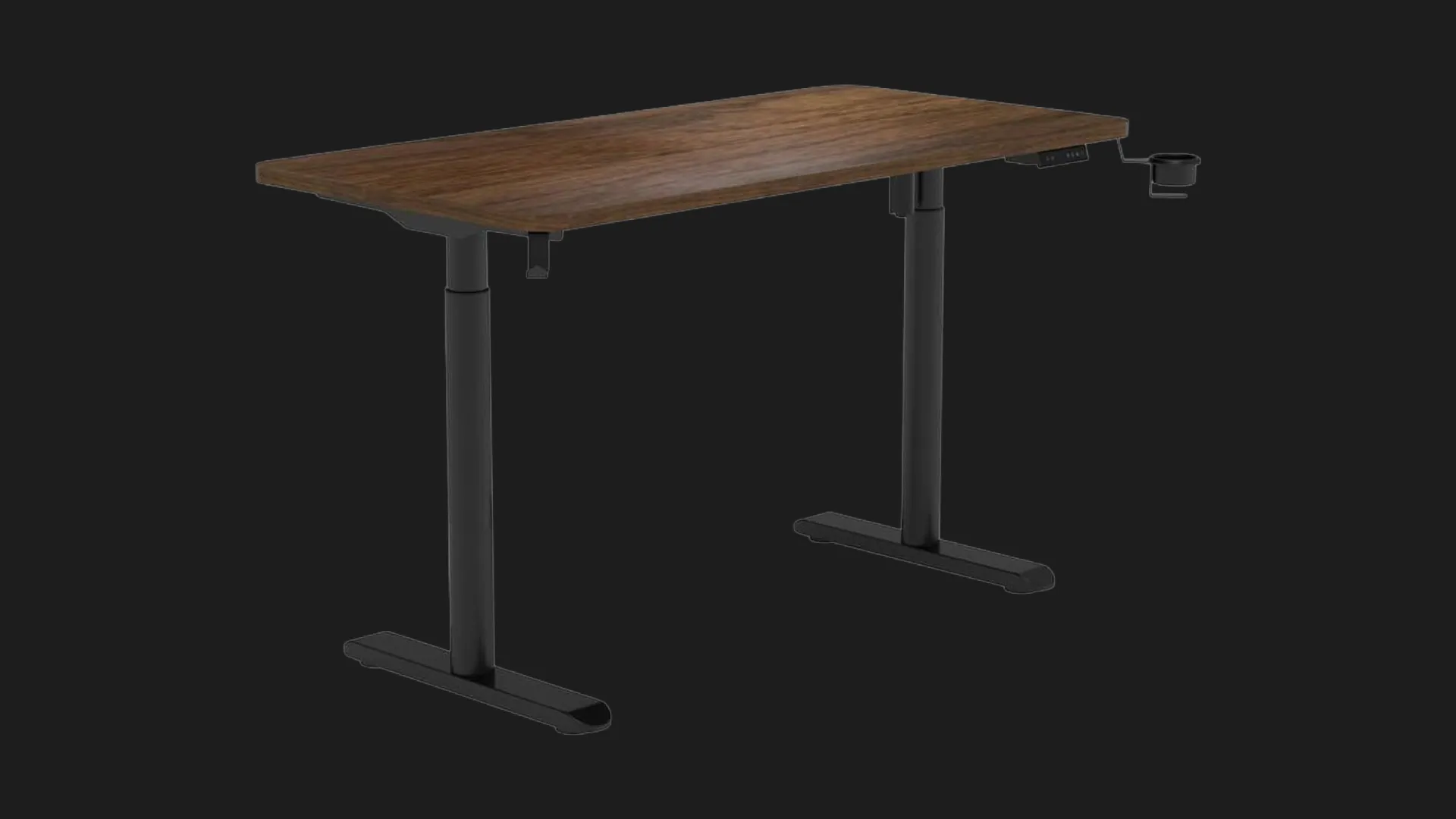 Компьютерный стол Sihoo D05 (Walnut/Black) (D05-104/D05-107) (UA)