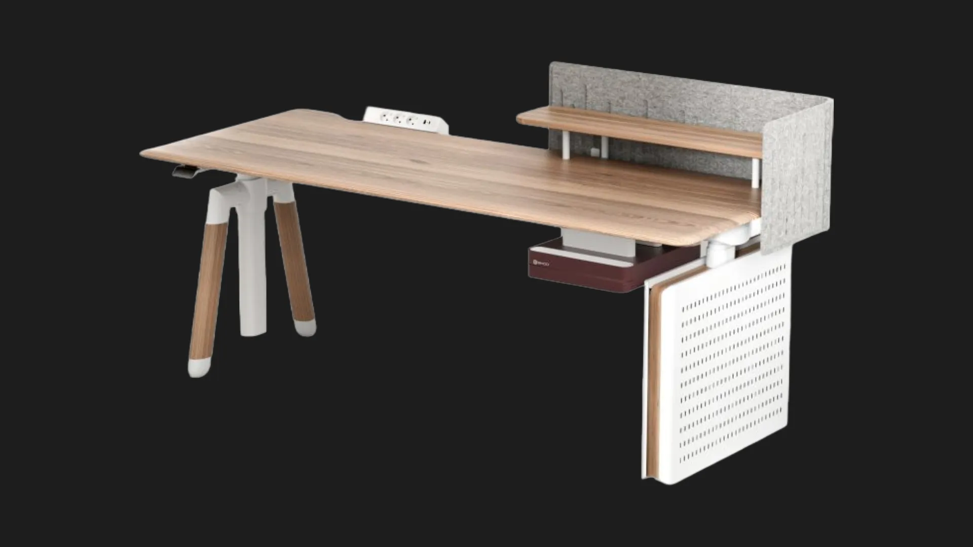 Компьютерный стол Sihoo D07 (Maple/White) (D07A-102/D07J-102-AB/D07-P) (UA)