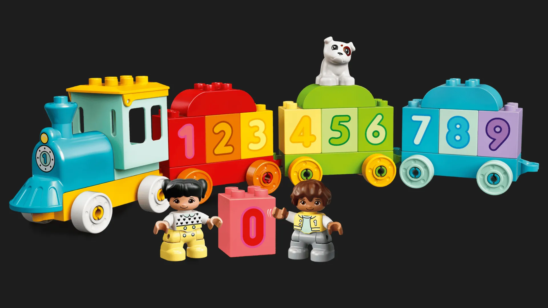 Конструктор LEGO DUPLO Поезд с цифрами — учимся считать (10954)