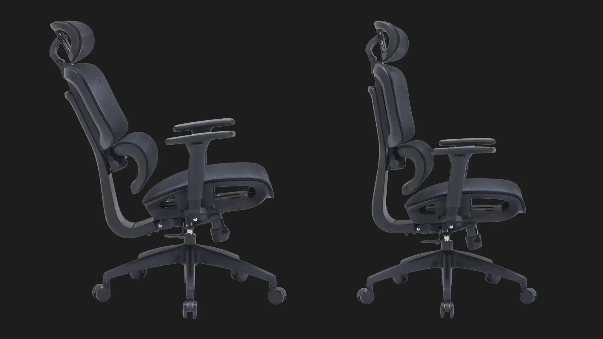 Крісло офісне OfficePro (Black) (OC680B)