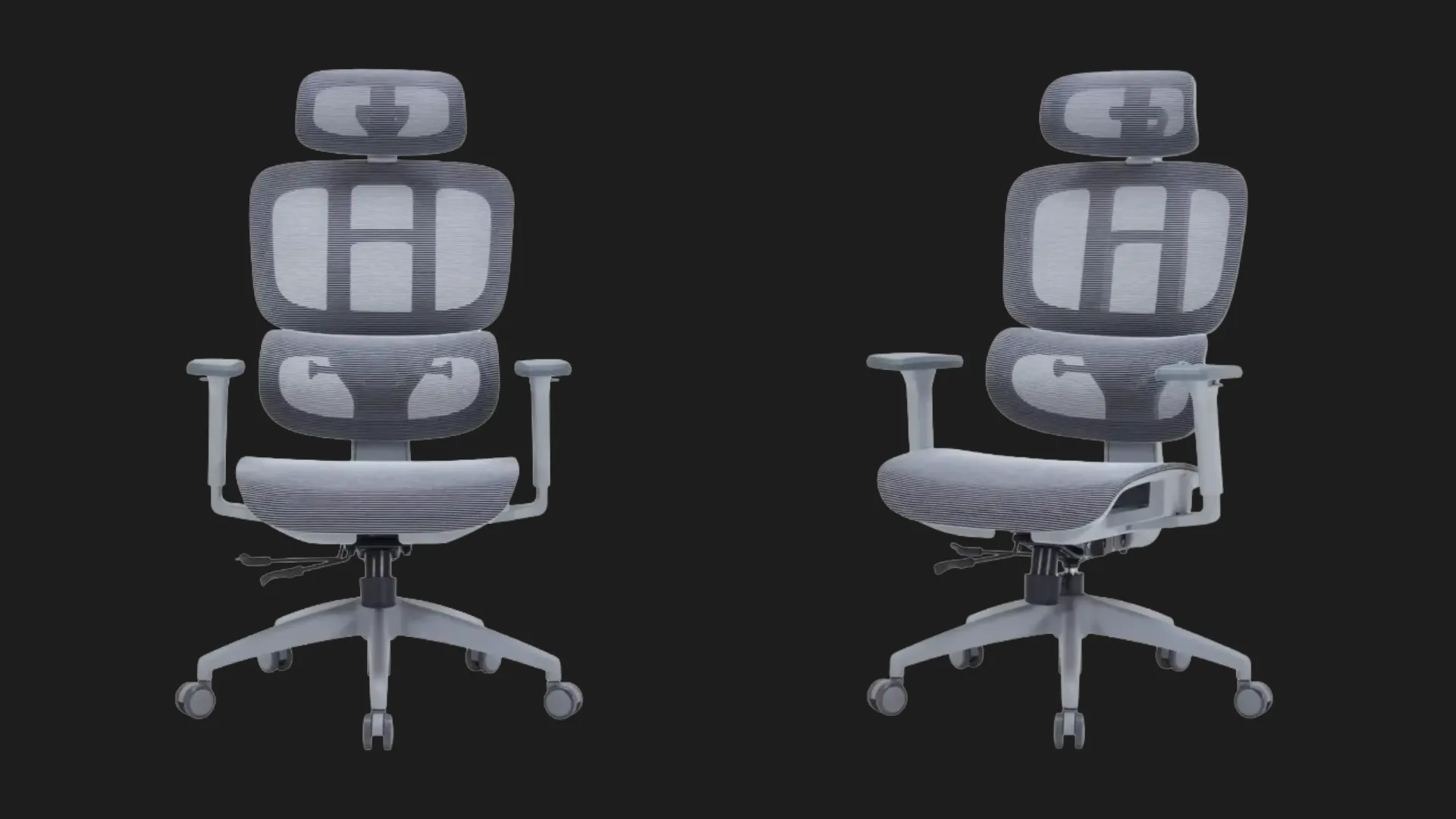 Крісло офісне OfficePro (Gray) (OC680G)