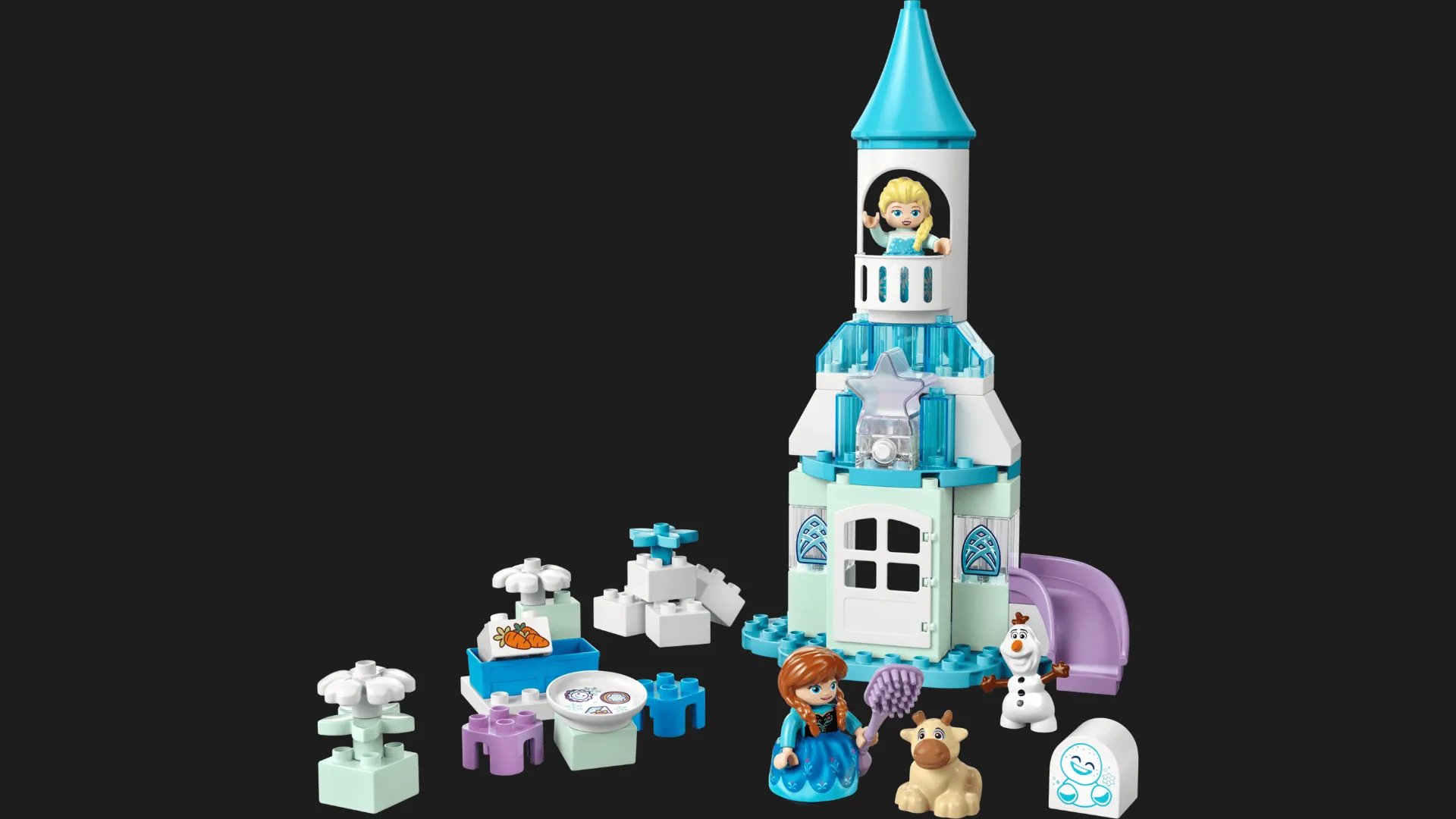 Конструктор LEGO DUPLO Disney Вечеринка в ледяном дворце Эльзы и Анны (10455)