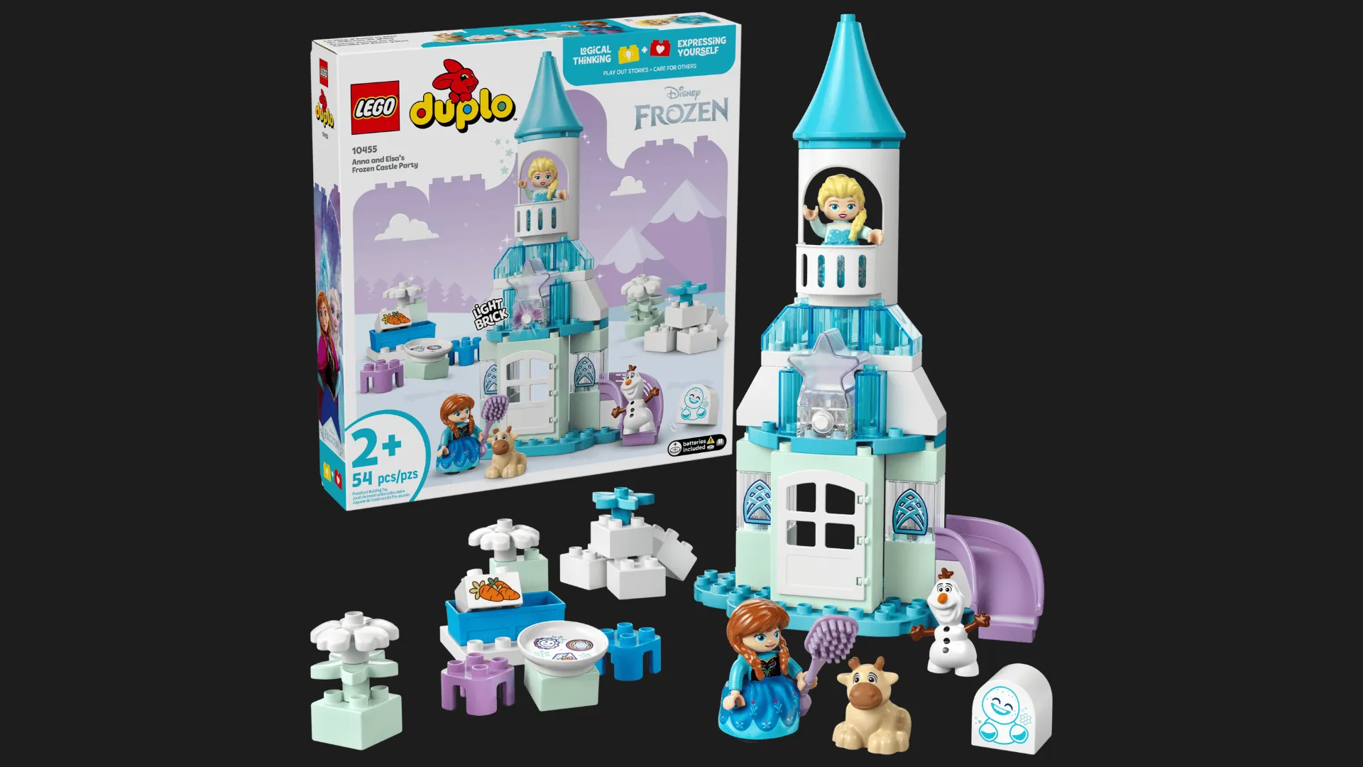 Конструктор LEGO DUPLO Disney Вечеринка в ледяном дворце Эльзы и Анны (10455)