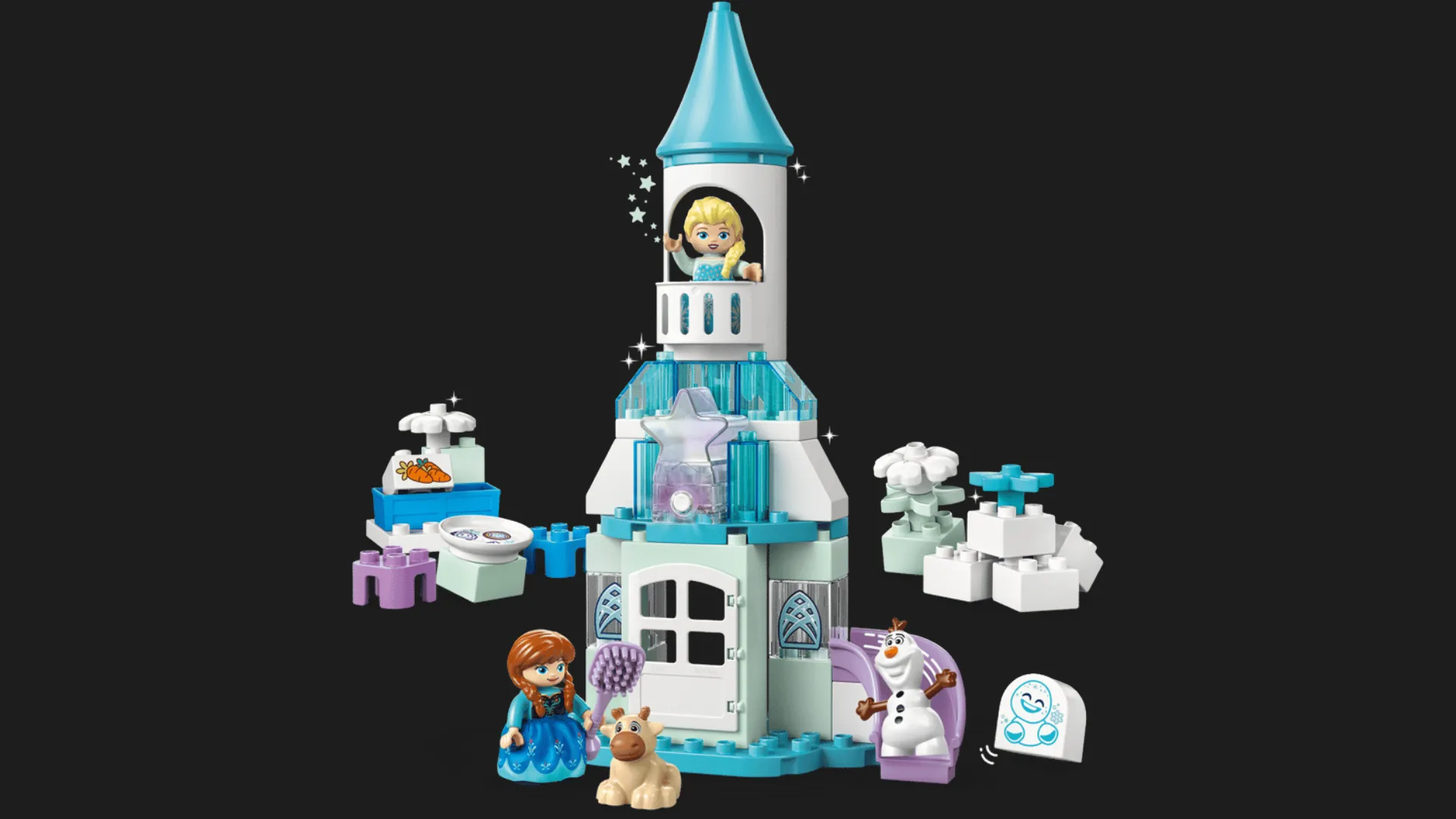Конструктор LEGO DUPLO Disney Вечеринка в ледяном дворце Эльзы и Анны (10455)
