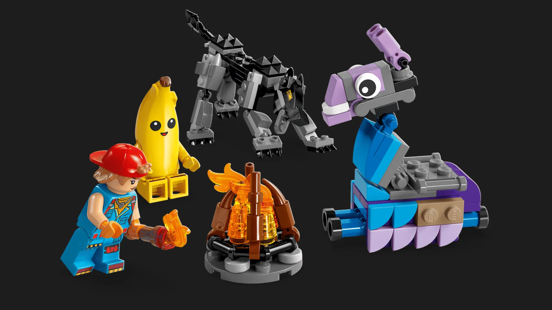 Конструктор LEGO Fortnite Лагерь Peely и Sparkplug (77075)