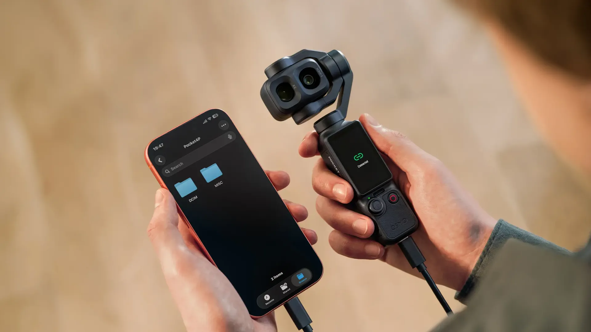 Экшн-камера DJI Osmo Pocket 4P Standard Combo (Pearl White)