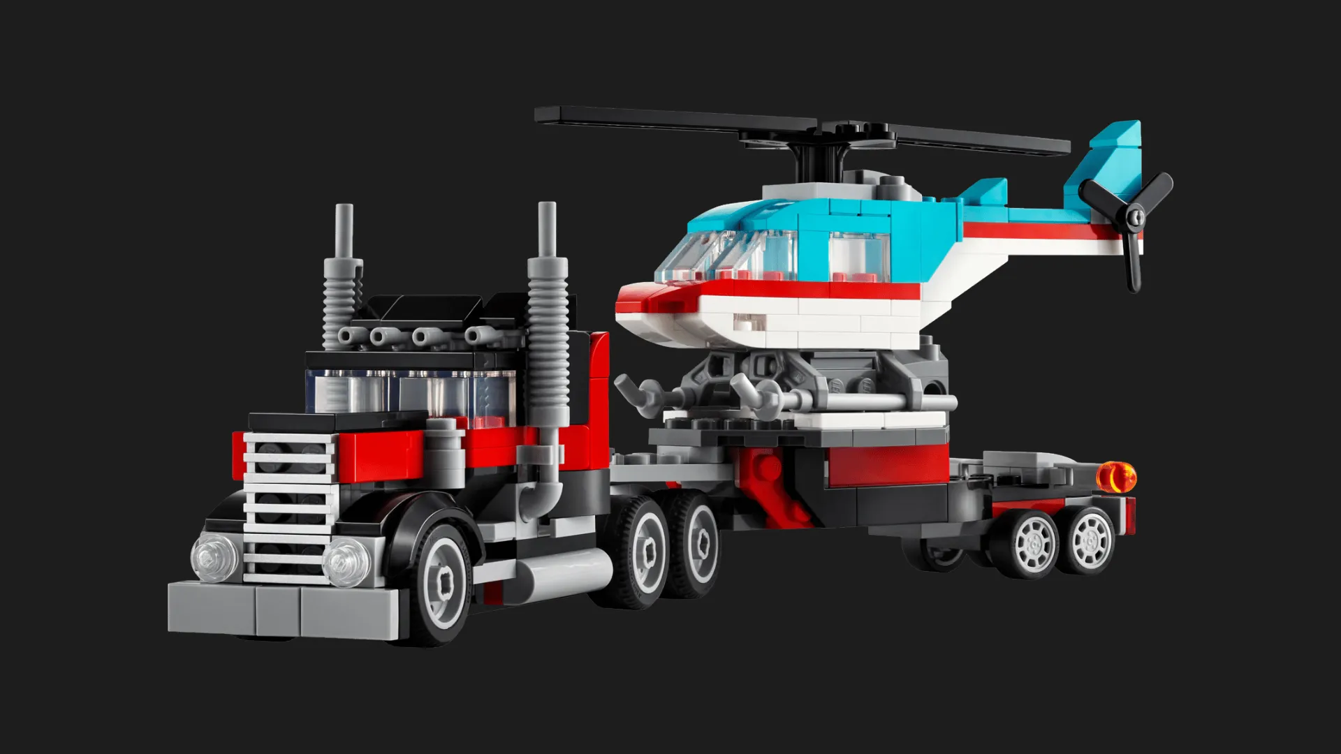 Конструктор LEGO Creator Бортова вантажівка з гелікоптером (31146)