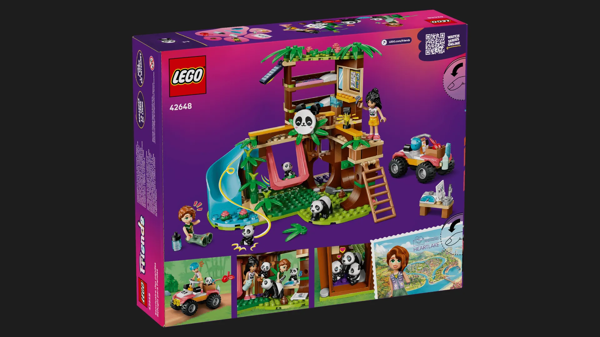 Конструктор LEGO Friends Догляд за тваринами в заповіднику панд (42648)