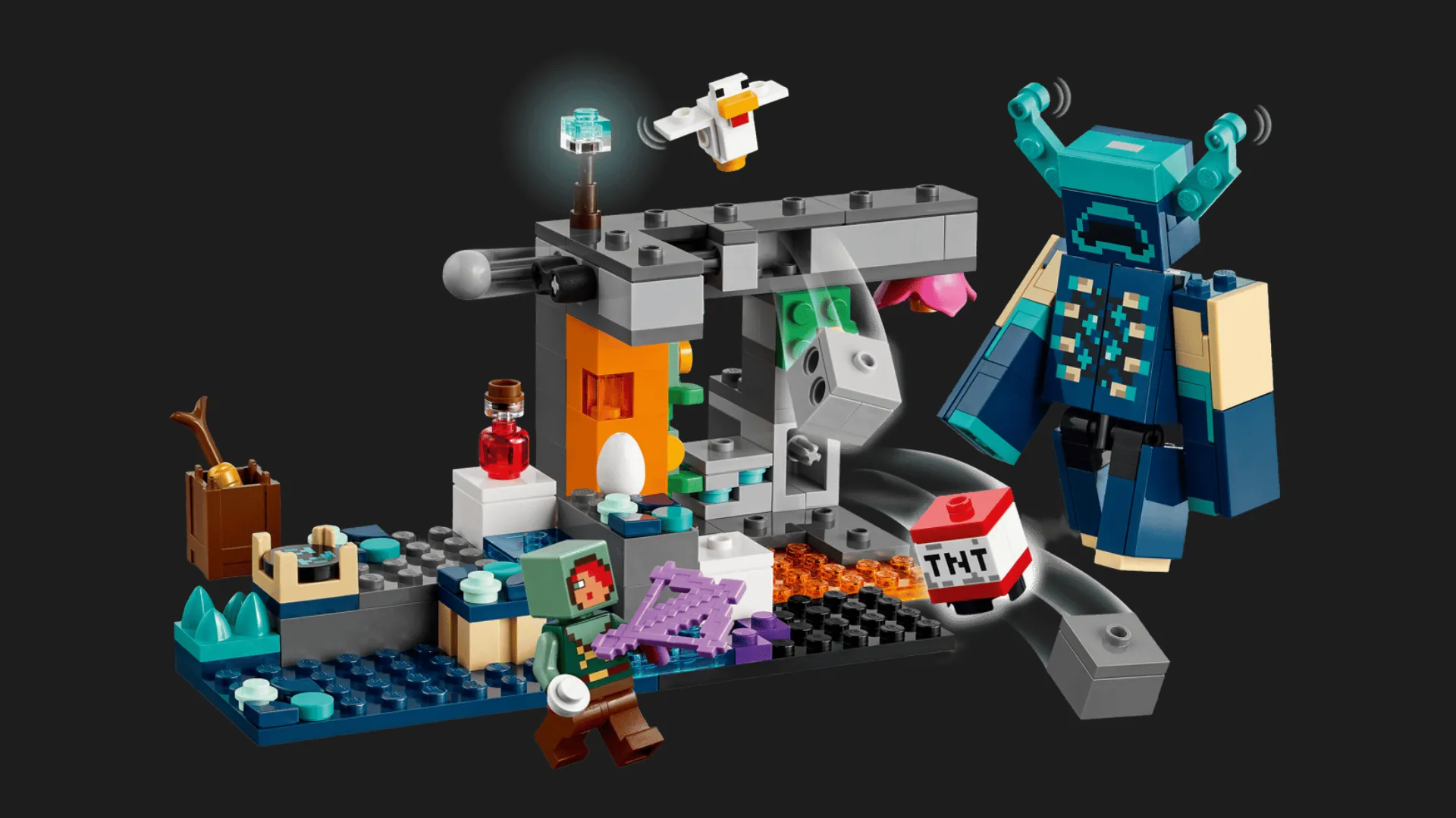 Конструктор LEGO Minecraft Зустріч із Боронителем (21274)