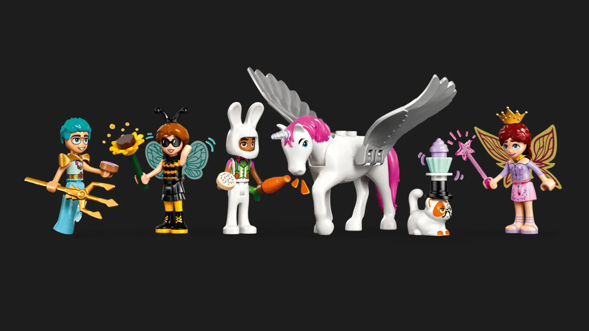 Конструктор LEGO Friends Костюмированная вечеринка с единорогом и феей (42661)