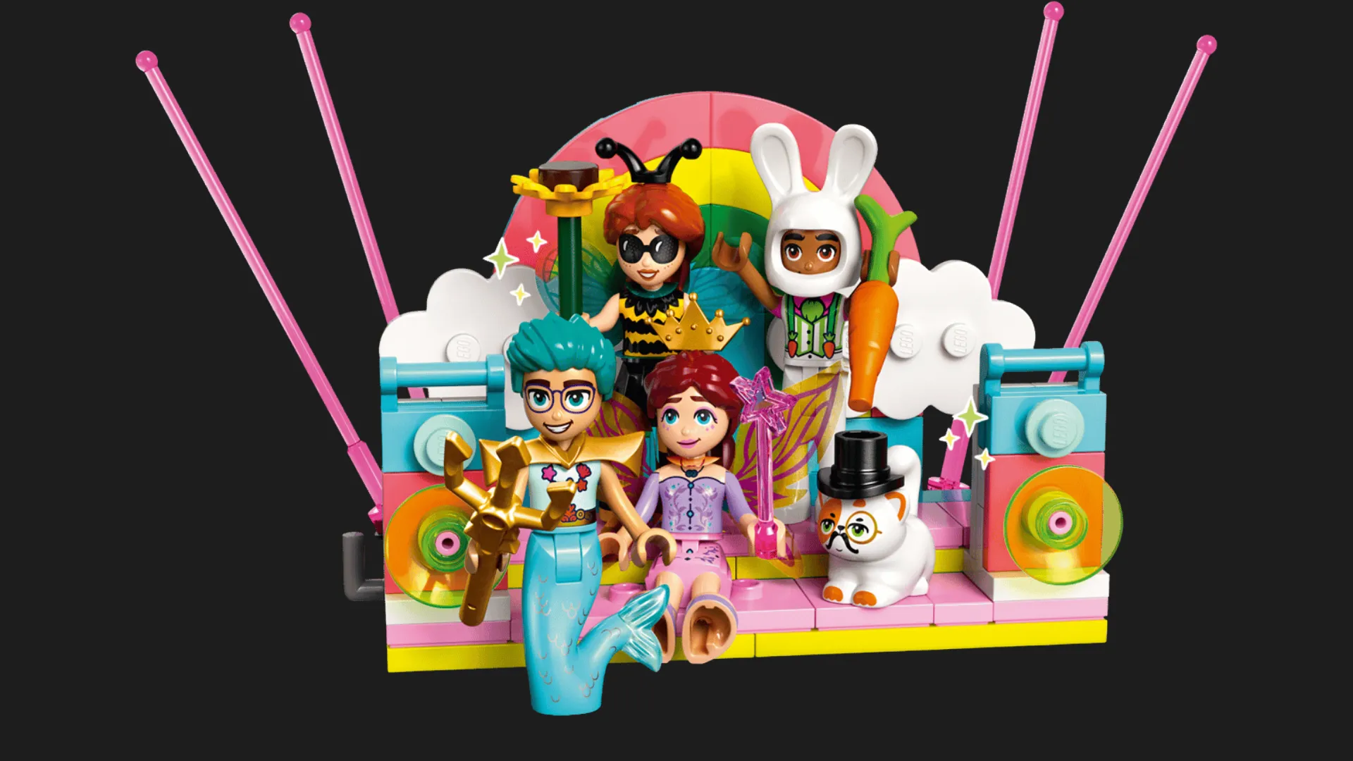 Конструктор LEGO Friends Костюмированная вечеринка с единорогом и феей (42661)