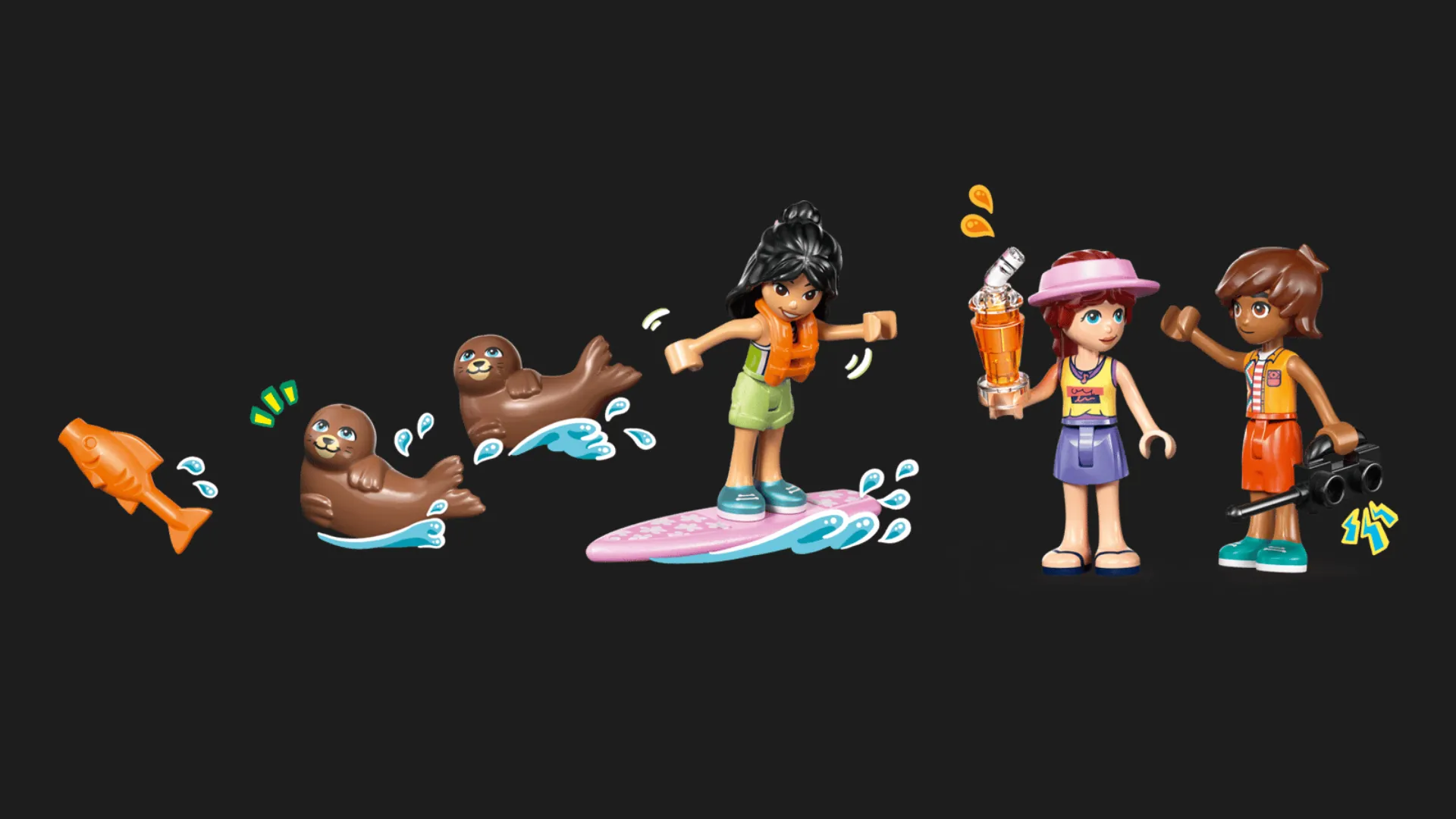 Конструктор LEGO Friends Пляжний будиночок з морськими котиками (42699)