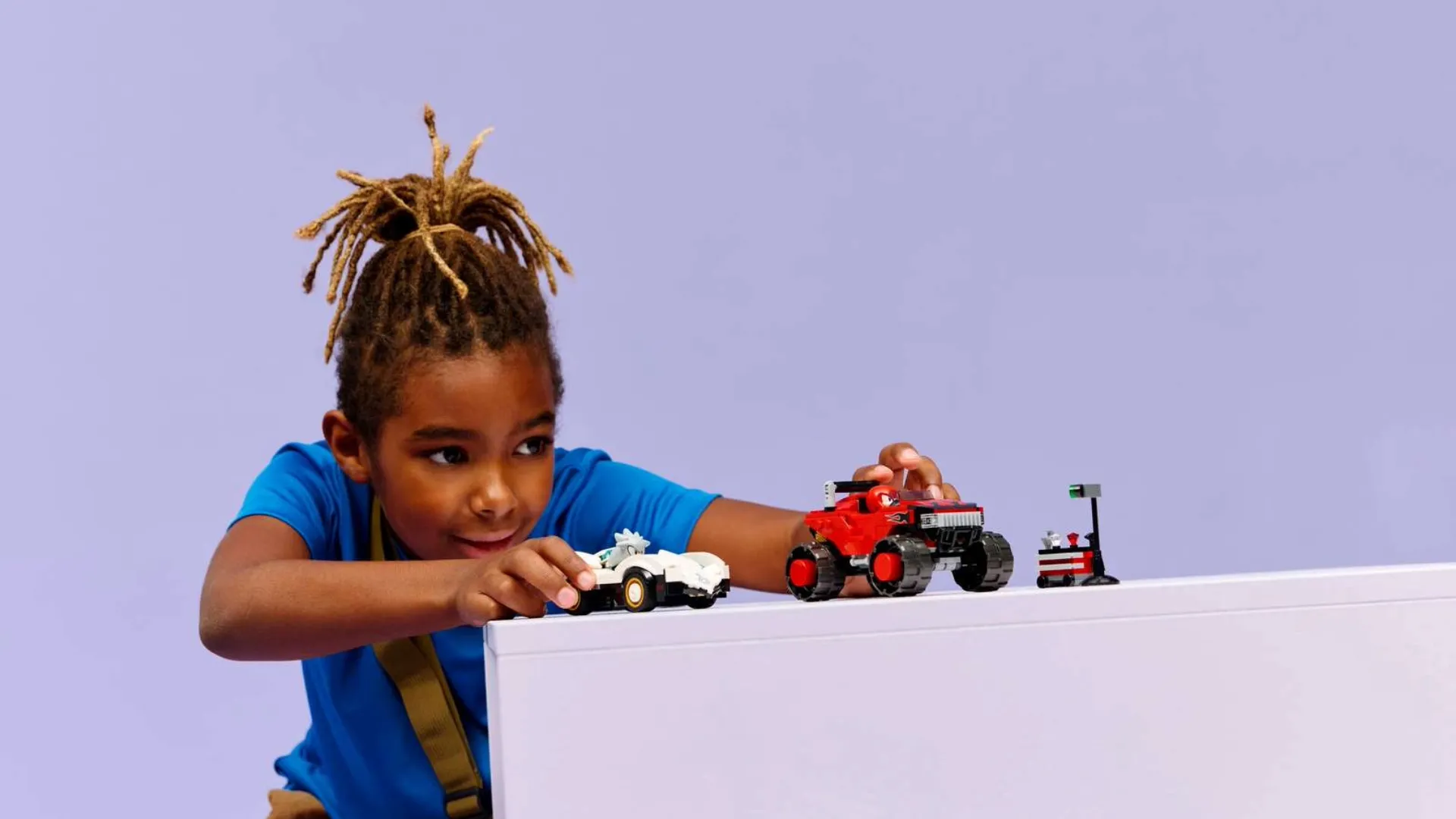 Конструктор LEGO Sonic Автомобиль Сильвера vs. монстр грузовика Наклза (77118)