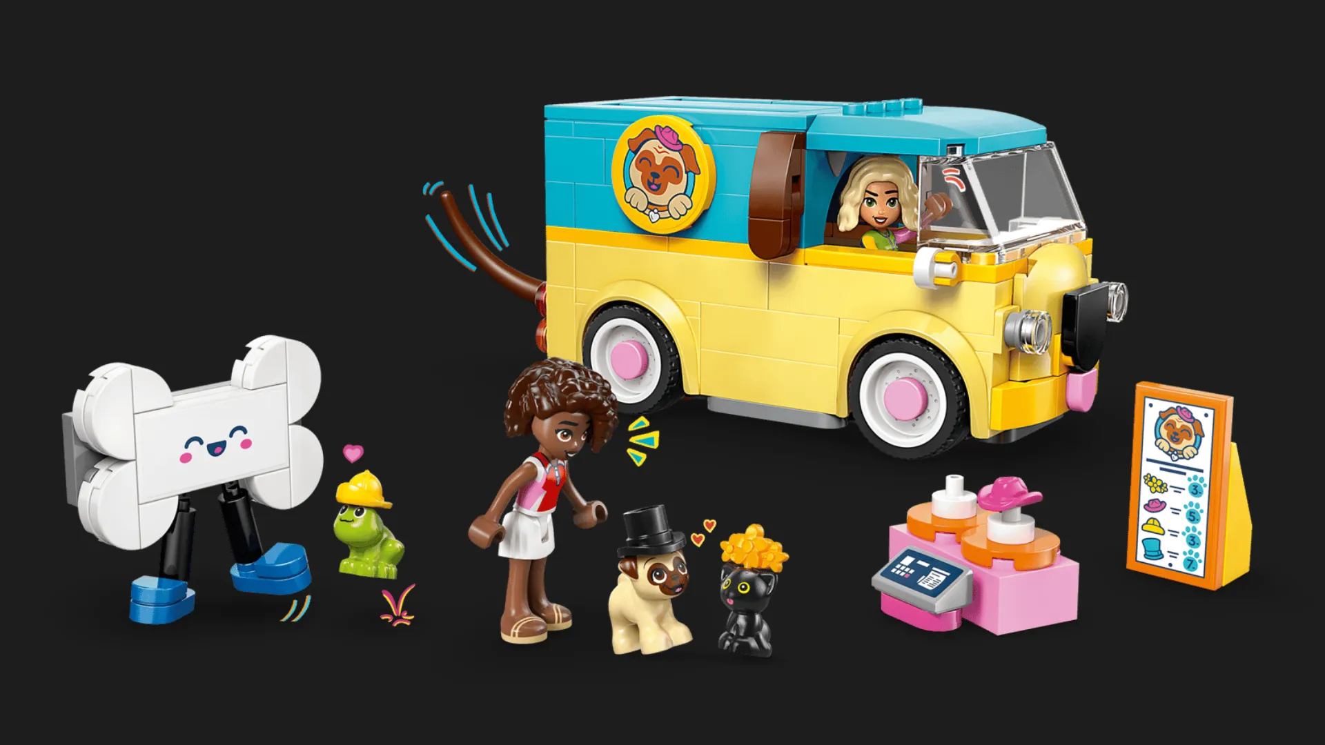 Конструктор LEGO Friends Фургон с аксессуарами для питомцев (42678)