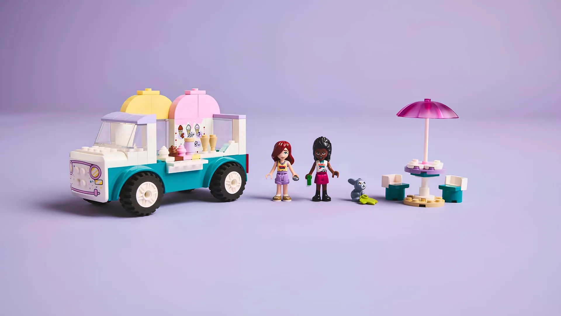 Конструктор LEGO Friends Хартлейк-Сити. Фургон с мороженым (42644)