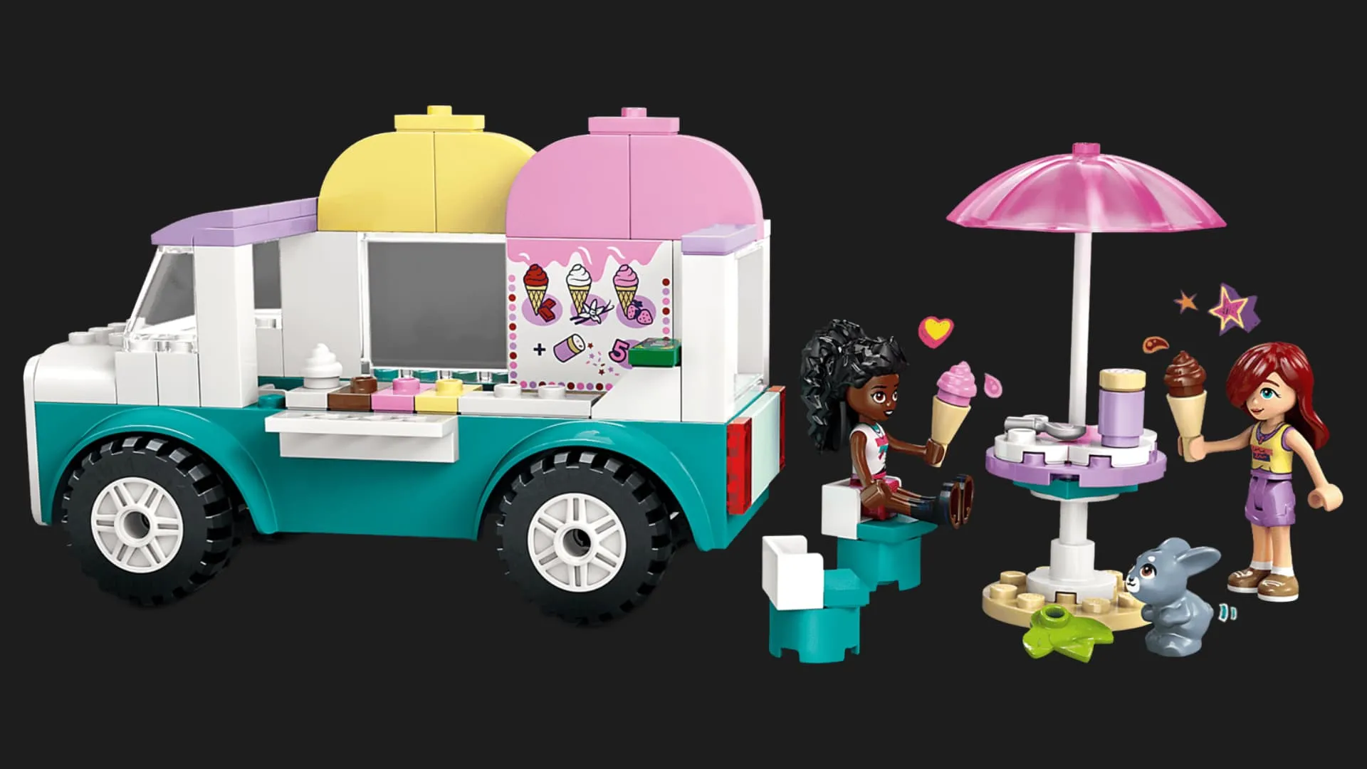 Конструктор LEGO Friends Хартлейк-Сити. Фургон с мороженым (42644)