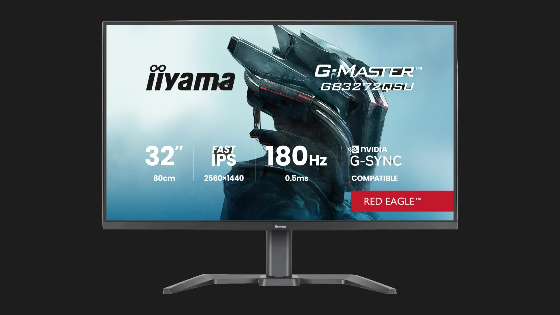 Монітор Iiyama 31.5" IPS 180Hz GB3272QSU-B1 (UA)