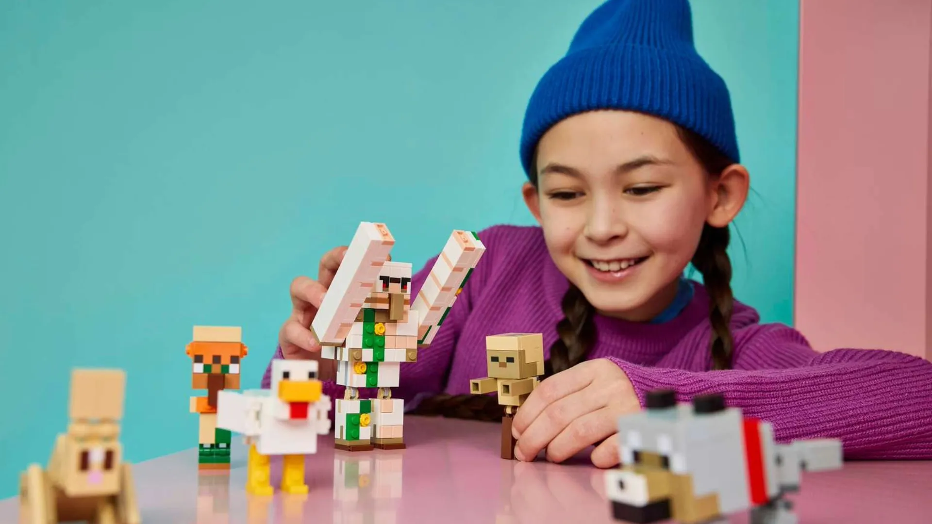 Конструктор LEGO Minecraft Куриный Жокей атака в пустыне (21592)
