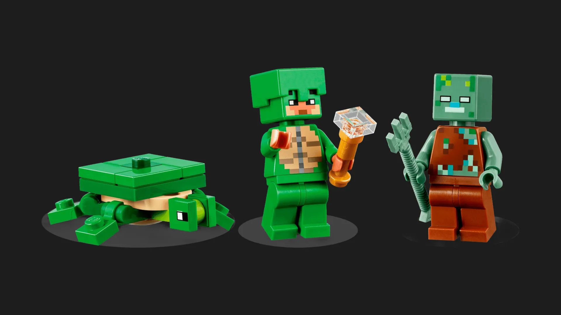 Конструктор LEGO Minecraft Пляжний будинок у формі черепахи (21254)