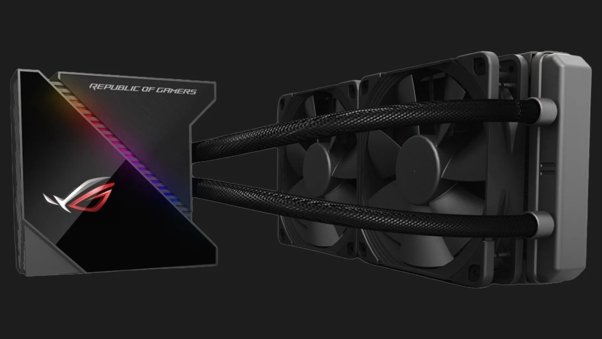 Система водяного охлаждения ASUS ROG Ryujin 2xmm Aura OLED 120 (Black) (90RC0030-M0UAY0)