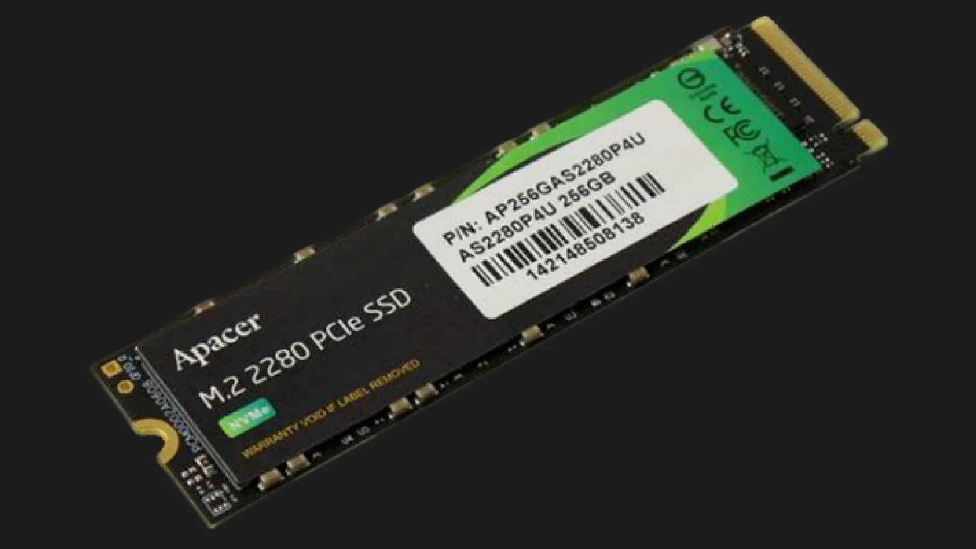 Накопитель SSD Apacer P4U 2TB NVMe PCIe 3.0 (AP2TBAS2280P4U-1)