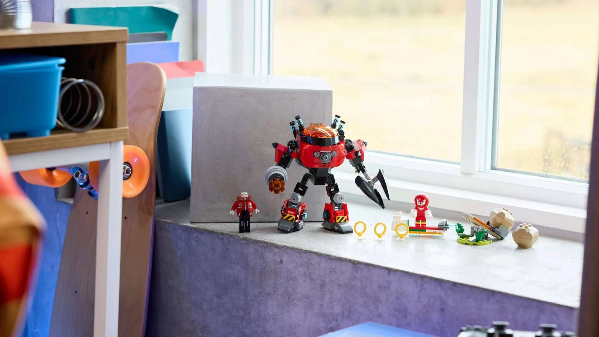 Конструктор LEGO Sonic Knuckles против Dr Eggman Egg Crusher Mech (77005)