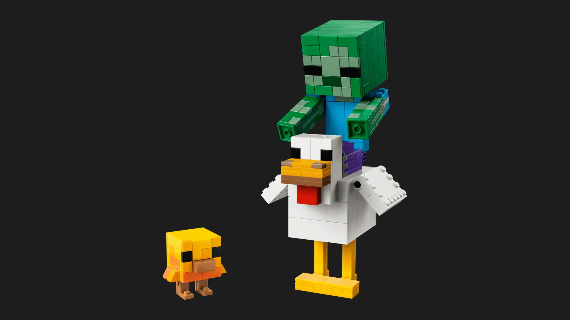 Конструктор Lego Minecraft Курячий Жокей (21582)