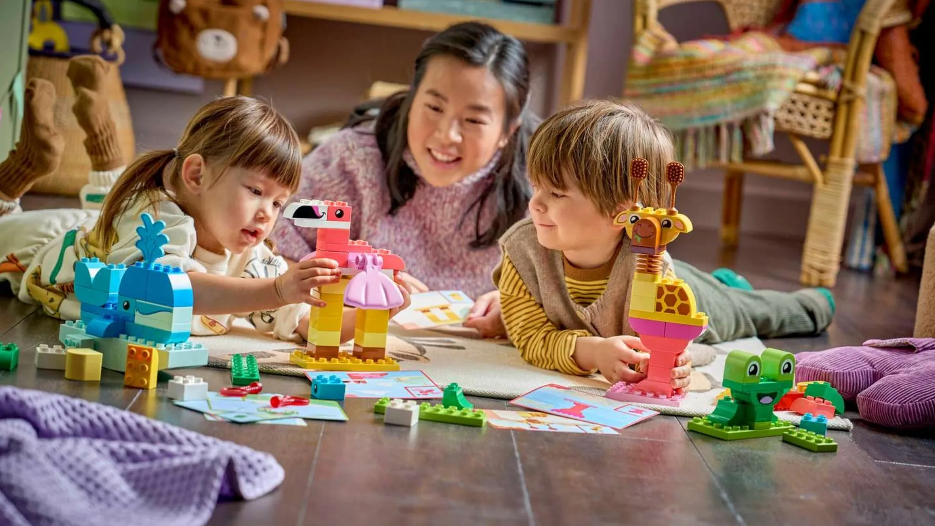 Конструктор LEGO DUPLO Гра з побудови тварин (10472)