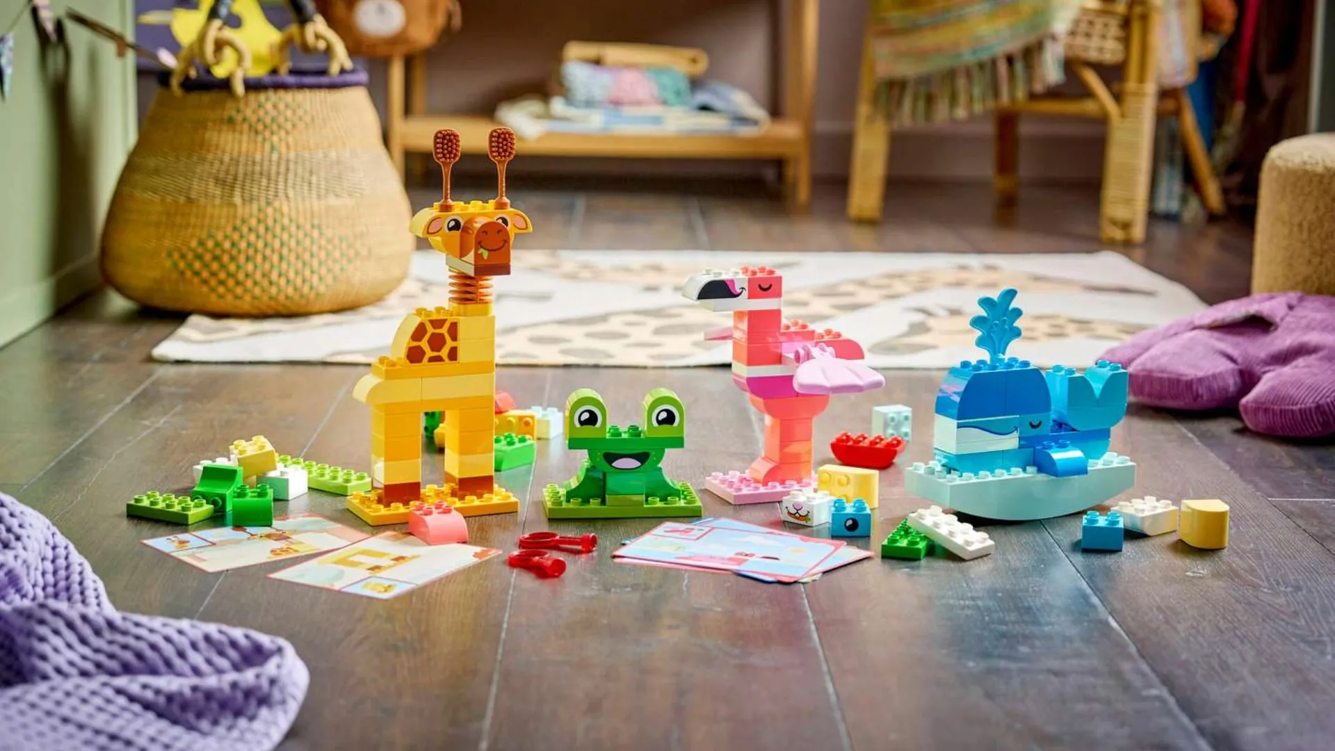 Конструктор LEGO DUPLO Гра з побудови тварин (10472)