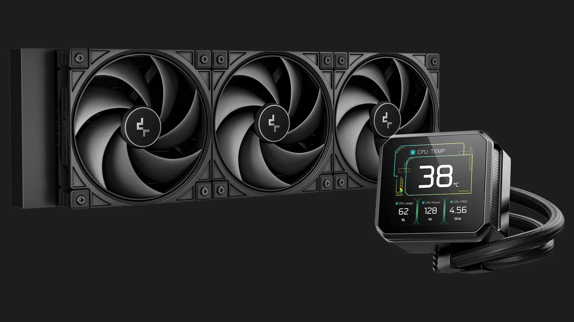 Система водяного охлаждения DeepCool Spartacus 360 (Black) (R-SPT360-BKDSMP-G-1)