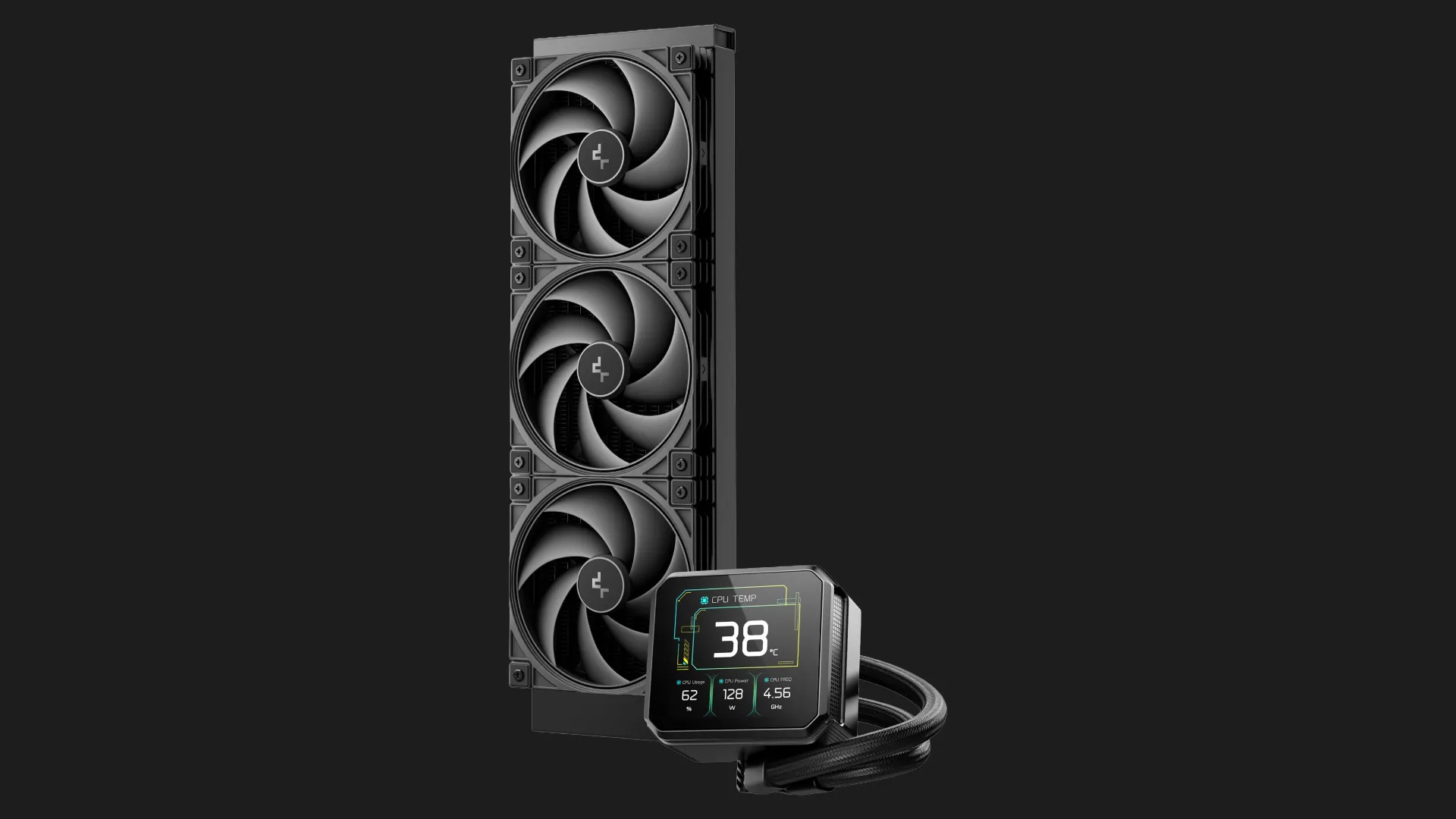 Система водяного охлаждения DeepCool Spartacus 360 (Black) (R-SPT360-BKDSMP-G-1)