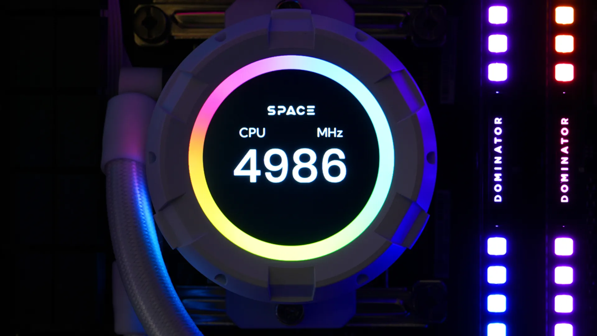 Система водяного охлаждения ID-Cooling Space SL XE 360 LCD (White) (SL360 XE White)