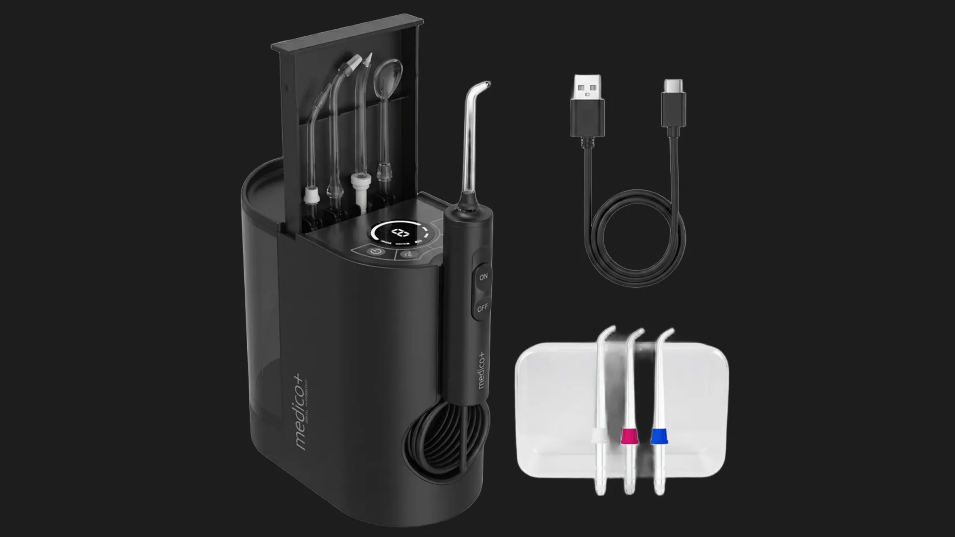 Іригатор стаціонарний MEDICA+ PROWATER STATION 8.0 (Black)
