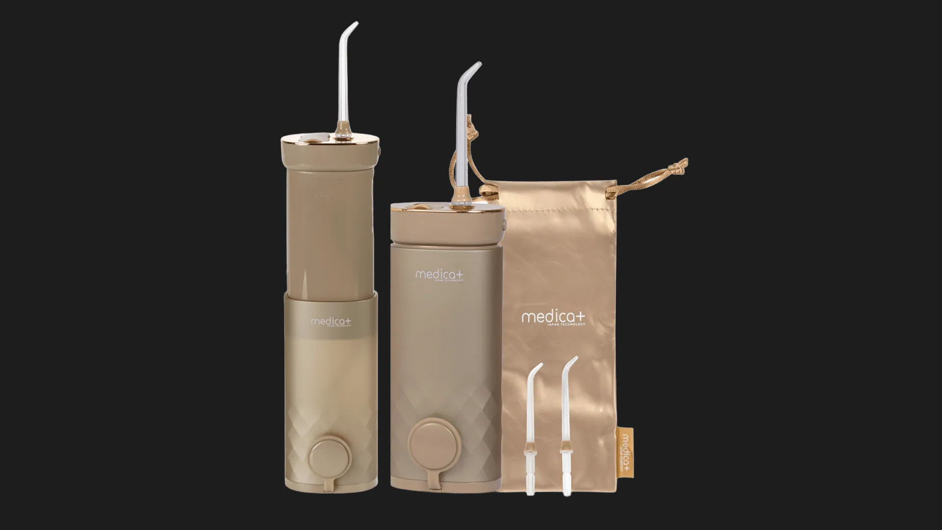 Іригатор портативний MEDICA+ Lux Prowater 10 Soft Touch (Gold)