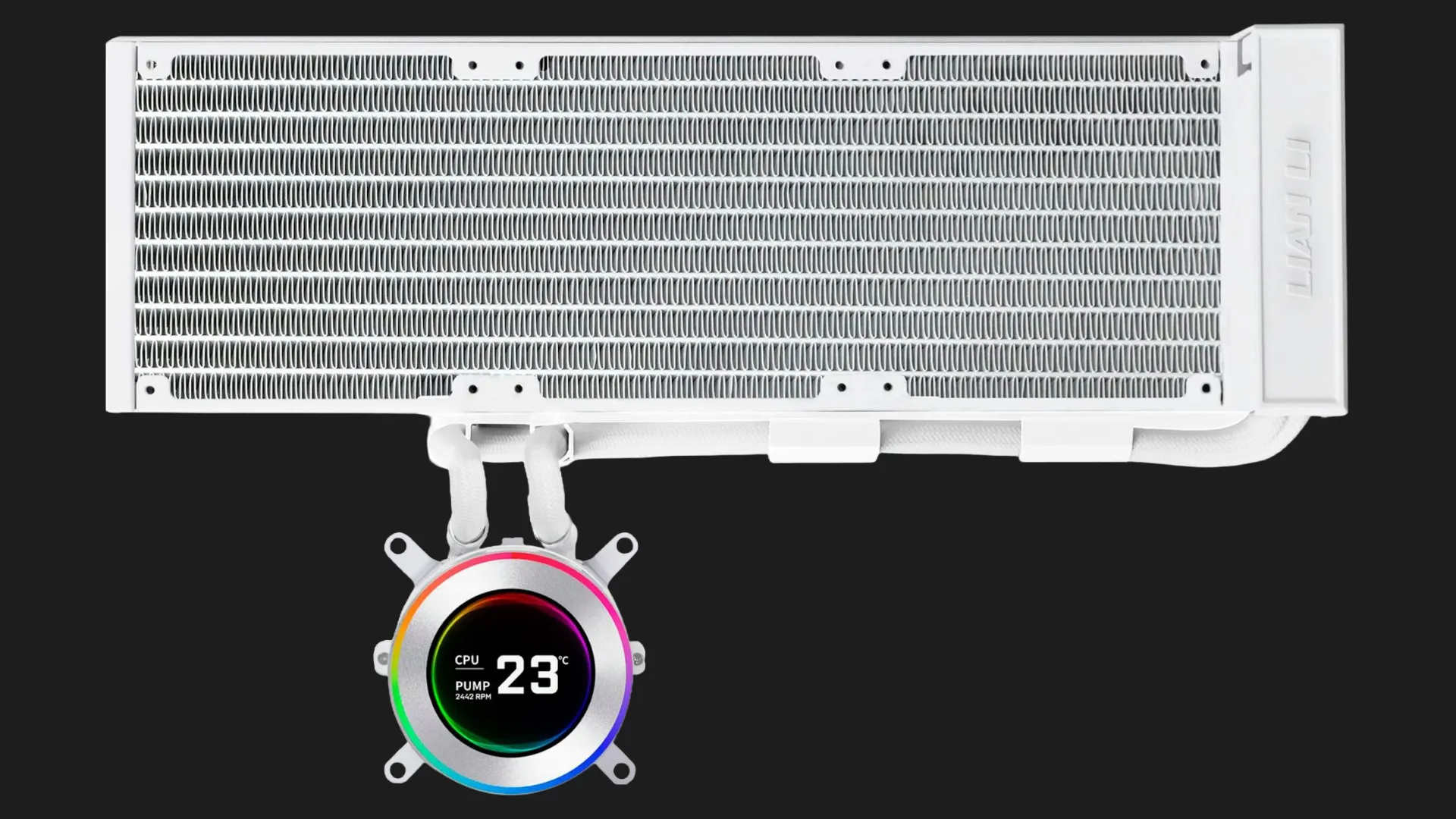 Система водяного охолодження Lian Li HydroShift II-C Fanless 360 LCD White (G89.GHS2LCD36W.00)