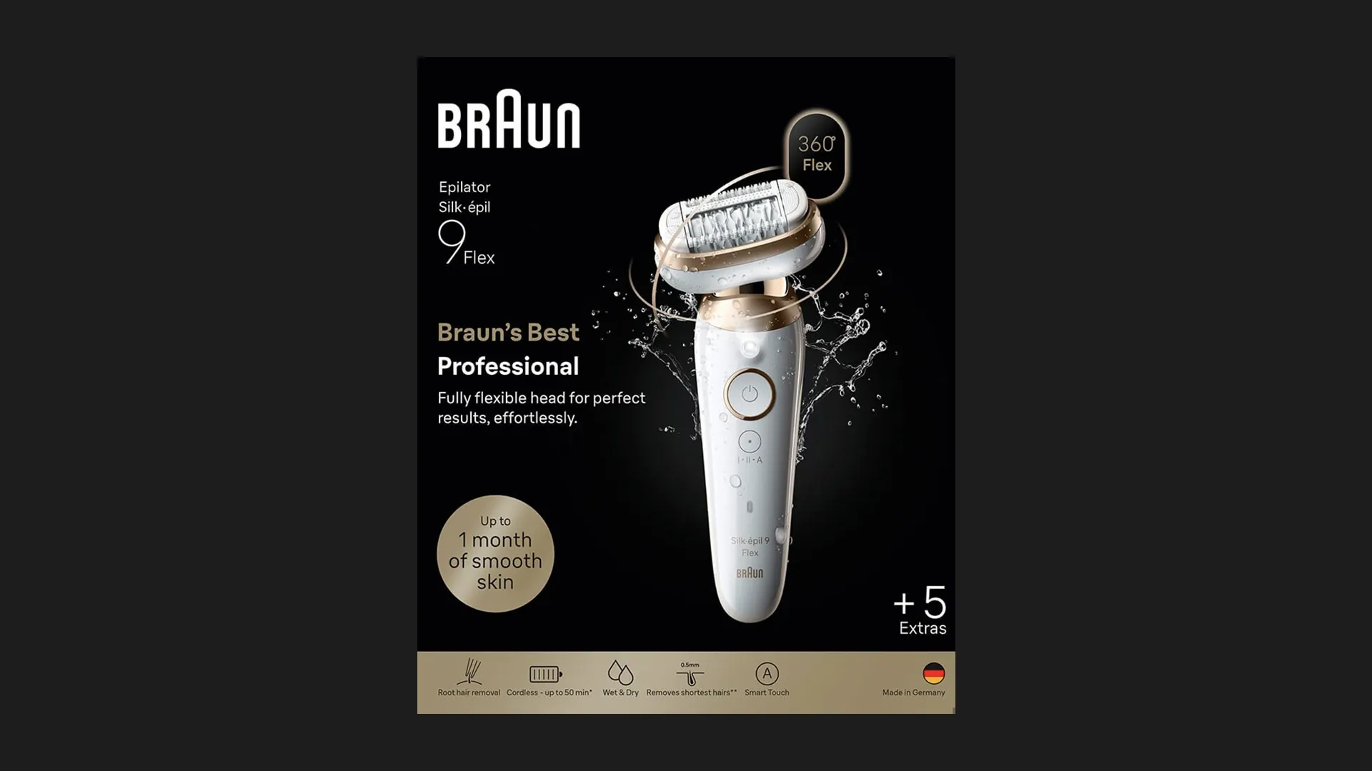 Эпилятор Braun Silk-epil 9 Flex 3D SkinSpa (SES 9-071)