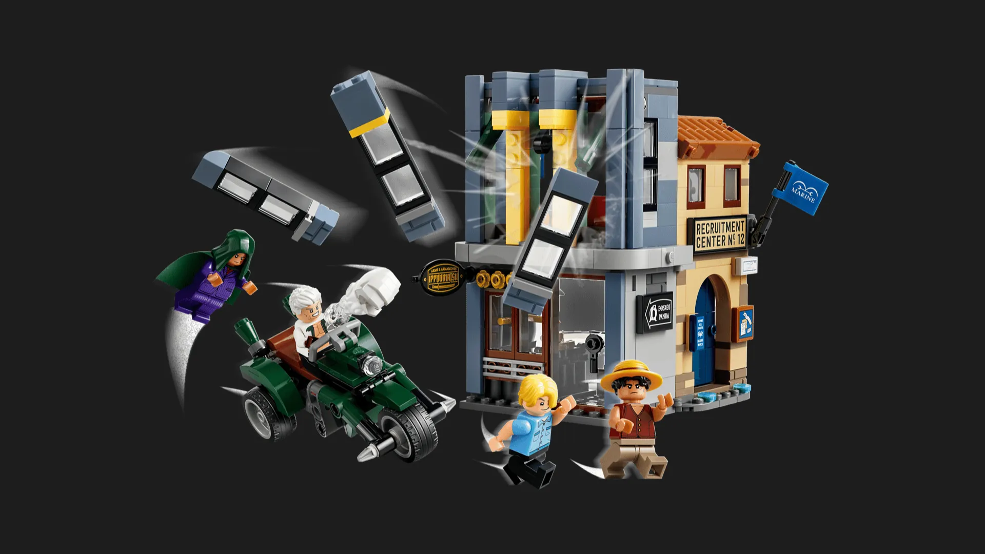Конструктор LEGO One Piece Сутичка з капітаном Смокером (75642)