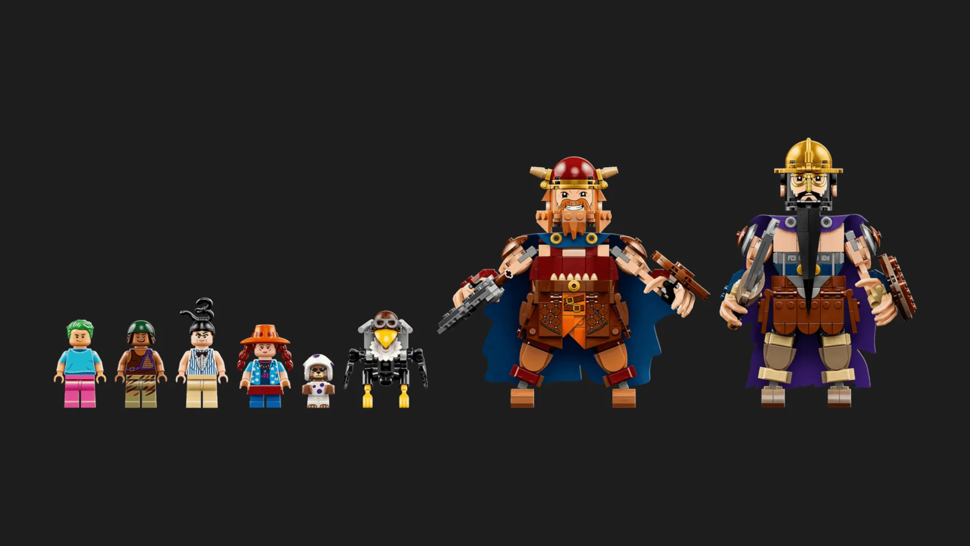 Конструктор LEGO One Piece Доррі проти Броґі: гіганти Малого Саду (75644)