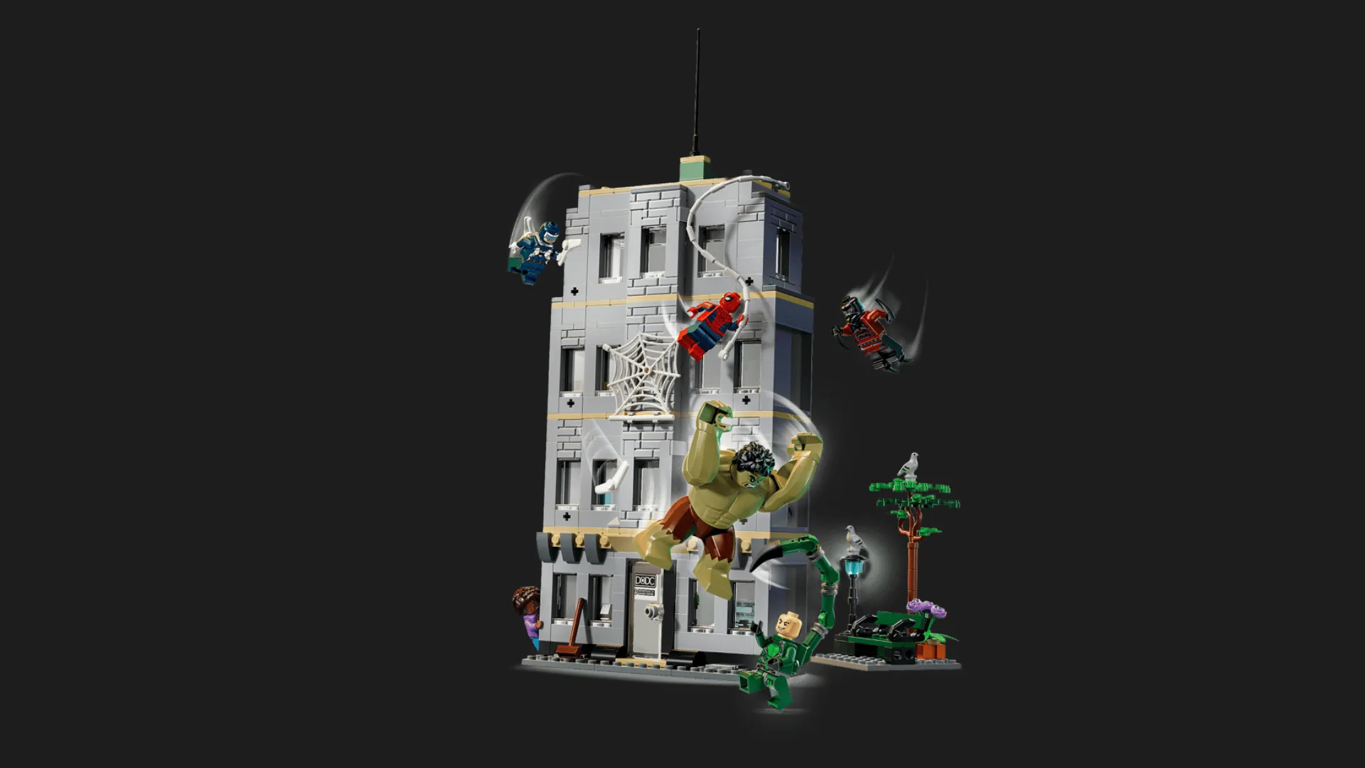 Конструктор LEGO Marvel Эпическая схватка Человека-паука против Халка (76350)
