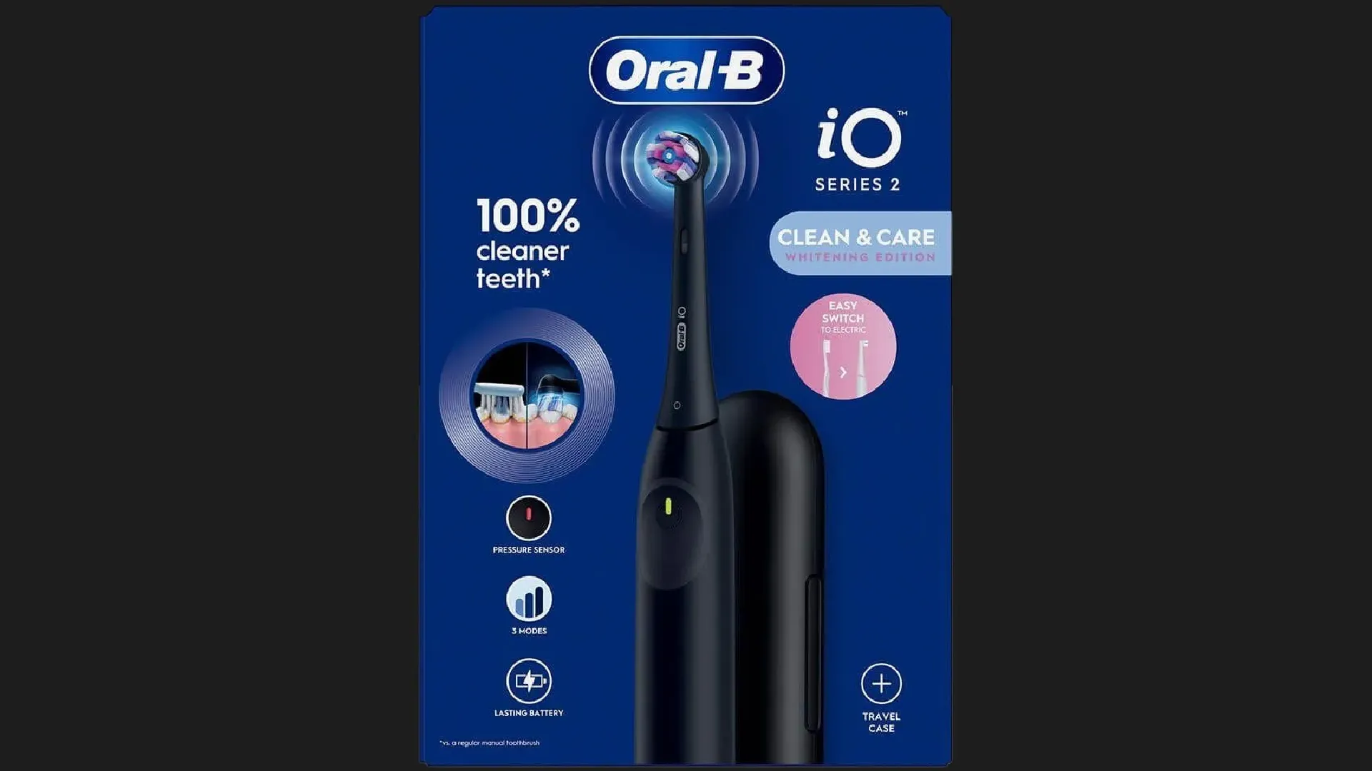 Зубная электрощетка BRAUN Oral-B iO Series 2 (iOS2.1EF9.2K) (Black)