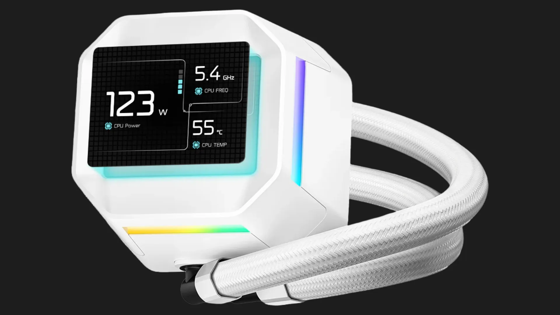 Система водяного охлаждения DeepCool LM WH 240 (White) (R-LM240-WHDMMC-1)