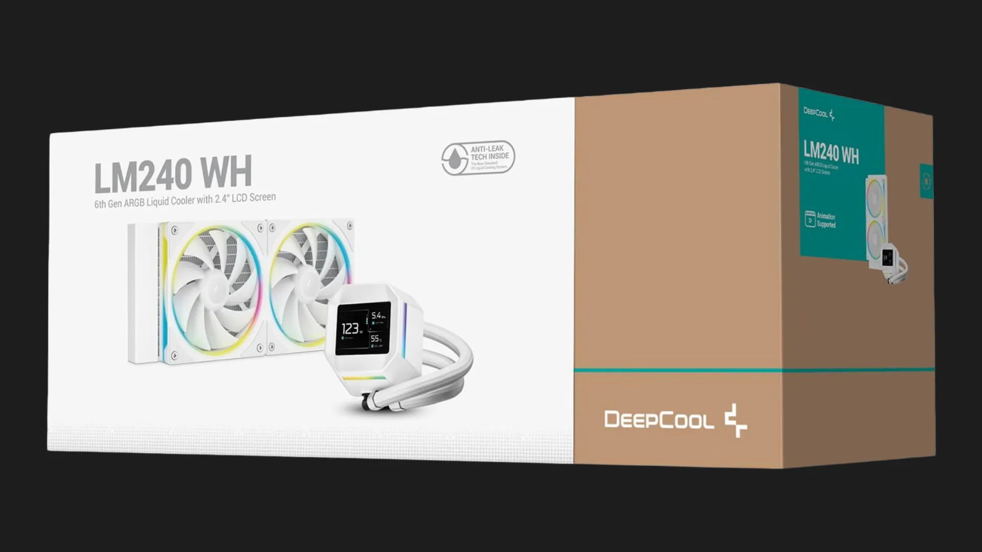 Система водяного охлаждения DeepCool LM WH 240 (White) (R-LM240-WHDMMC-1)
