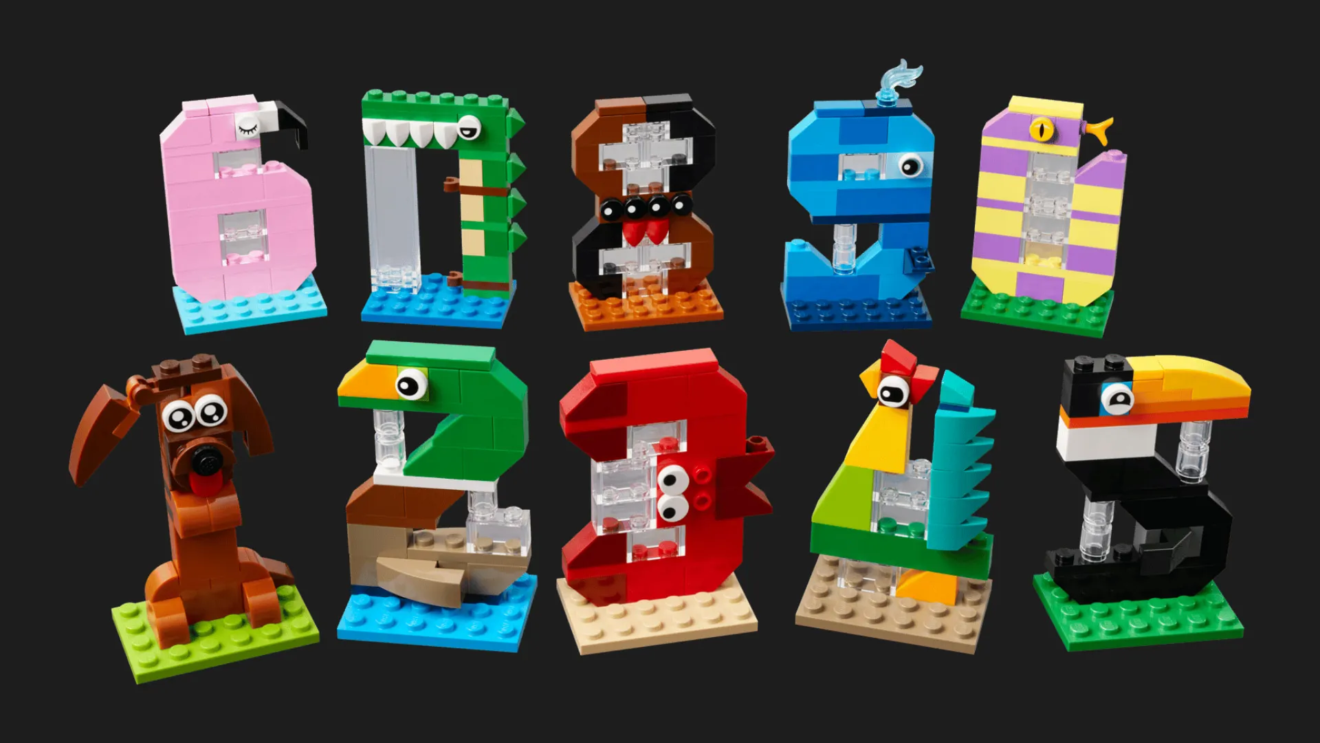 Конструктор LEGO Icons Цифры на день рождения (40807)