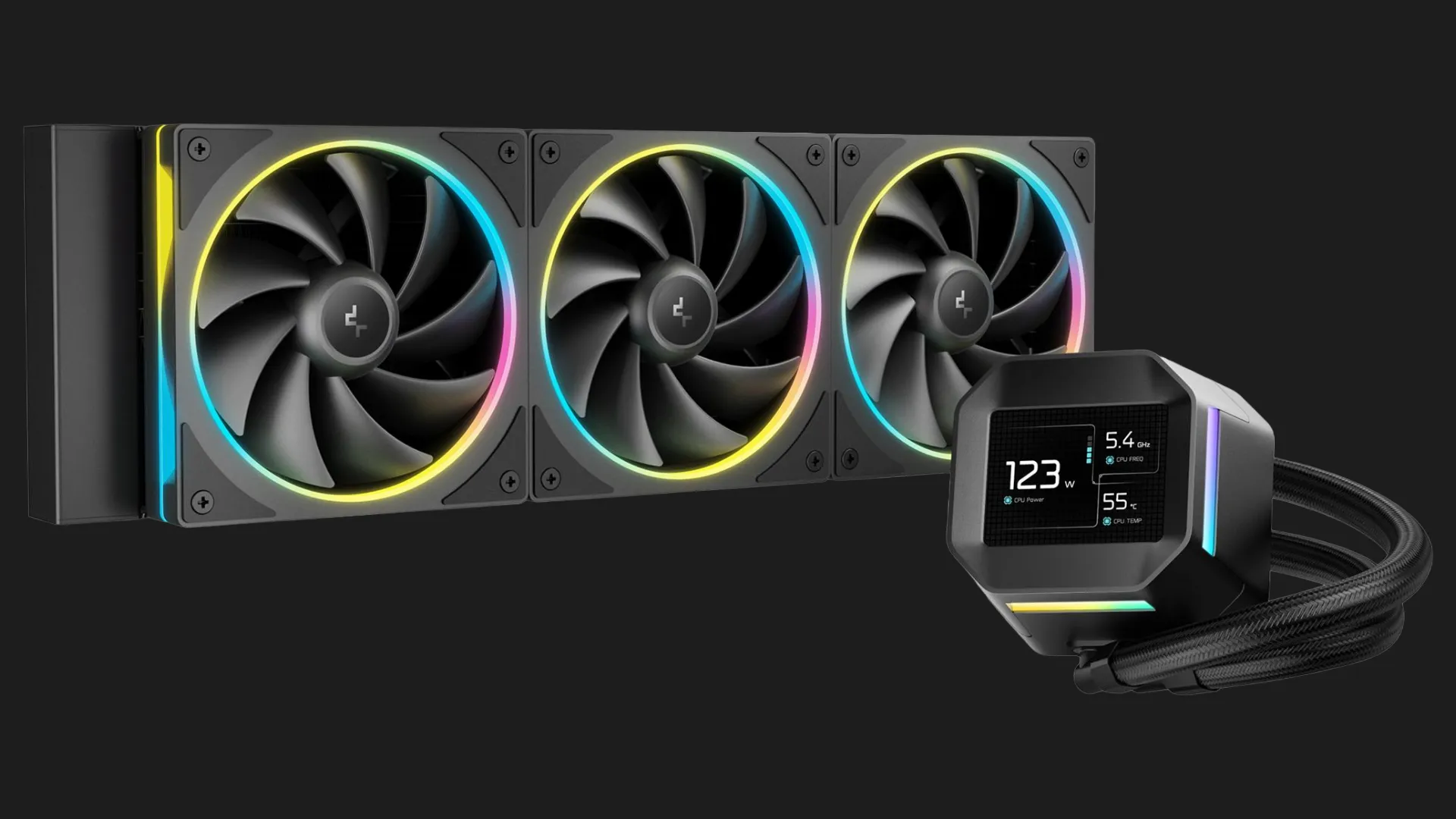 Система водяного охлаждения DeepCool LM 360 (Black) (R-LM360-BKDMMC-1)