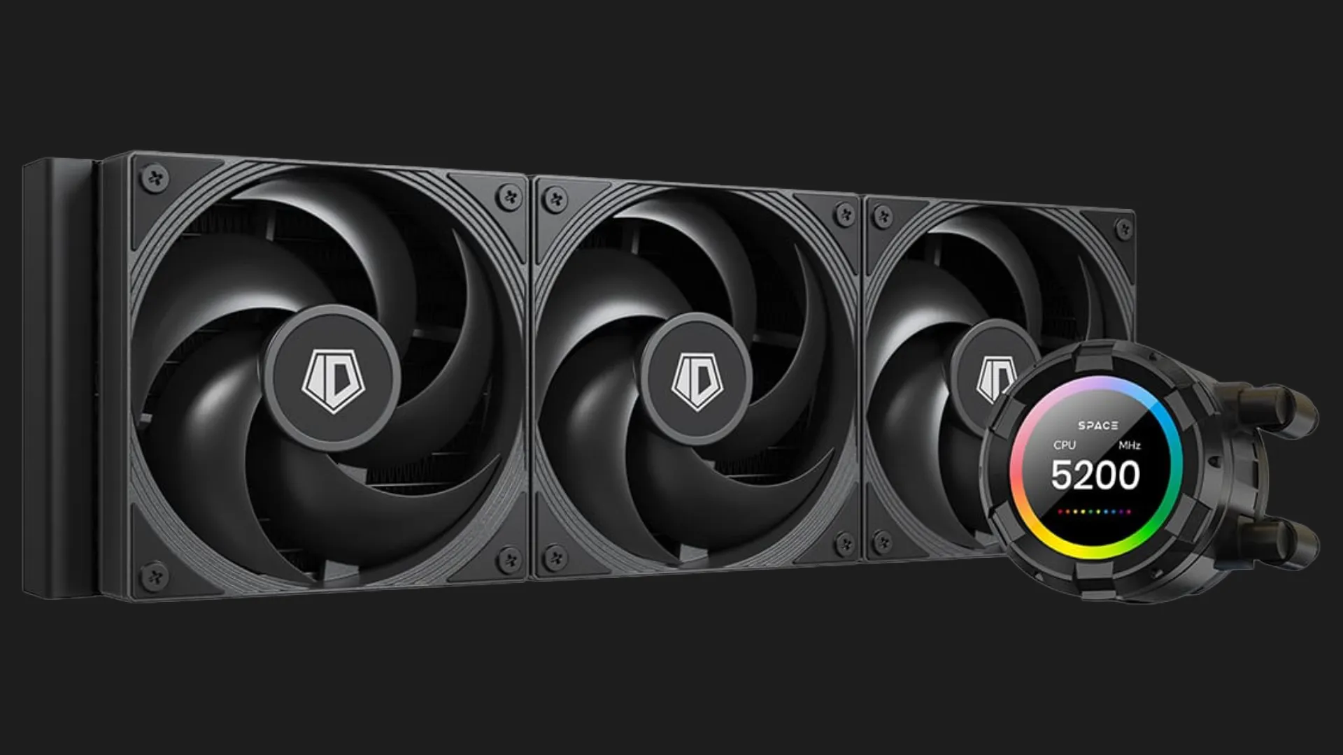 Система водяного охолодження ID-Cooling Space SL Pro SE 360 LCD (Black) (SL360 Pro SE)